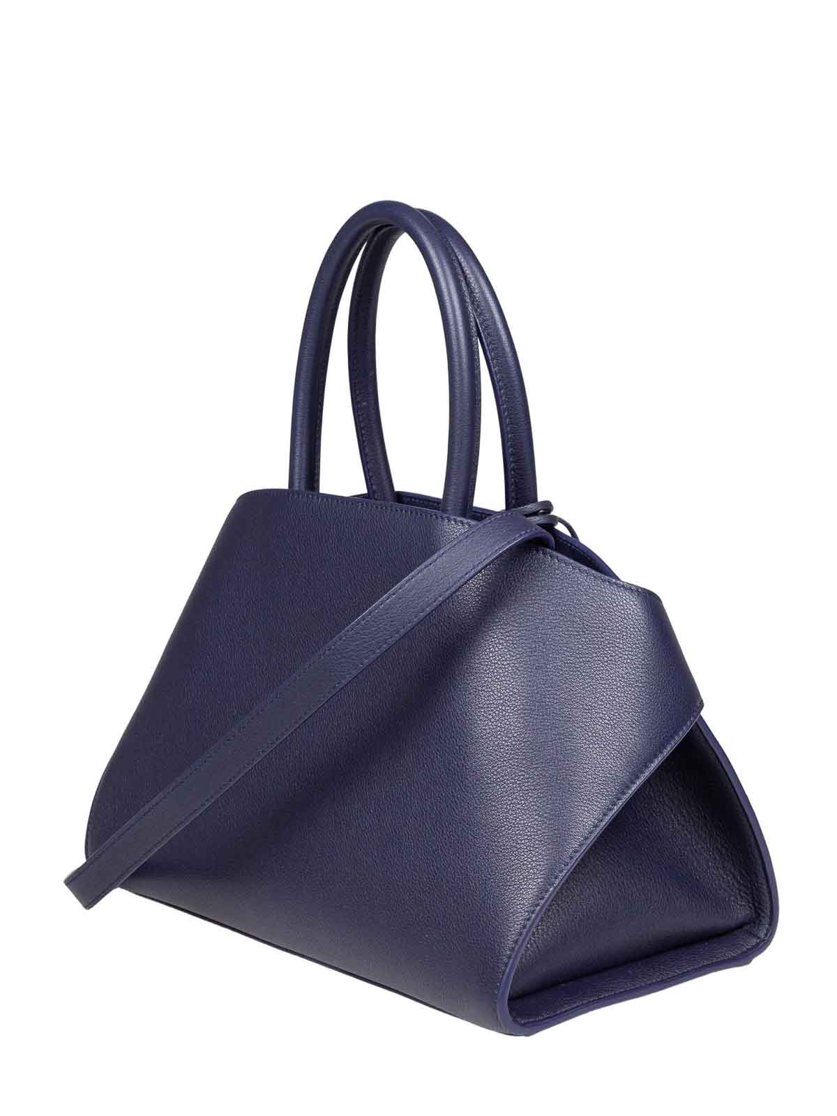Hug Th M Handbag In Blue Leather 215608005 (FERRAGAMO / トートバッグ ) | FERRAGAMO (フェラガモ)(2)