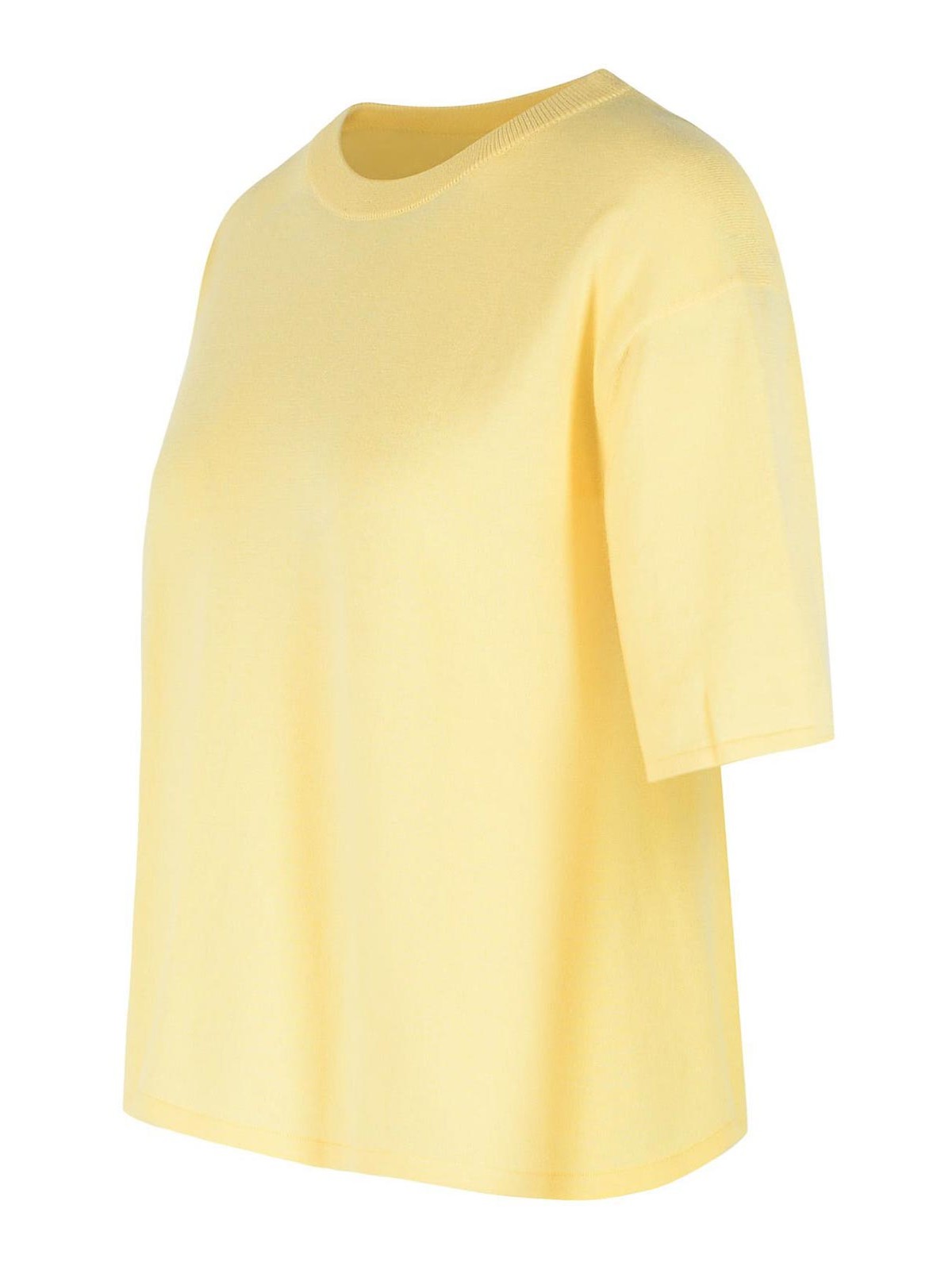 Rubie Cotton And Lemon Cashmere T-Shirt 2025145LIMONE (LISA YANG / Tシャツ・カットソー ) | LISA YANG (リサ ヤン)(2)