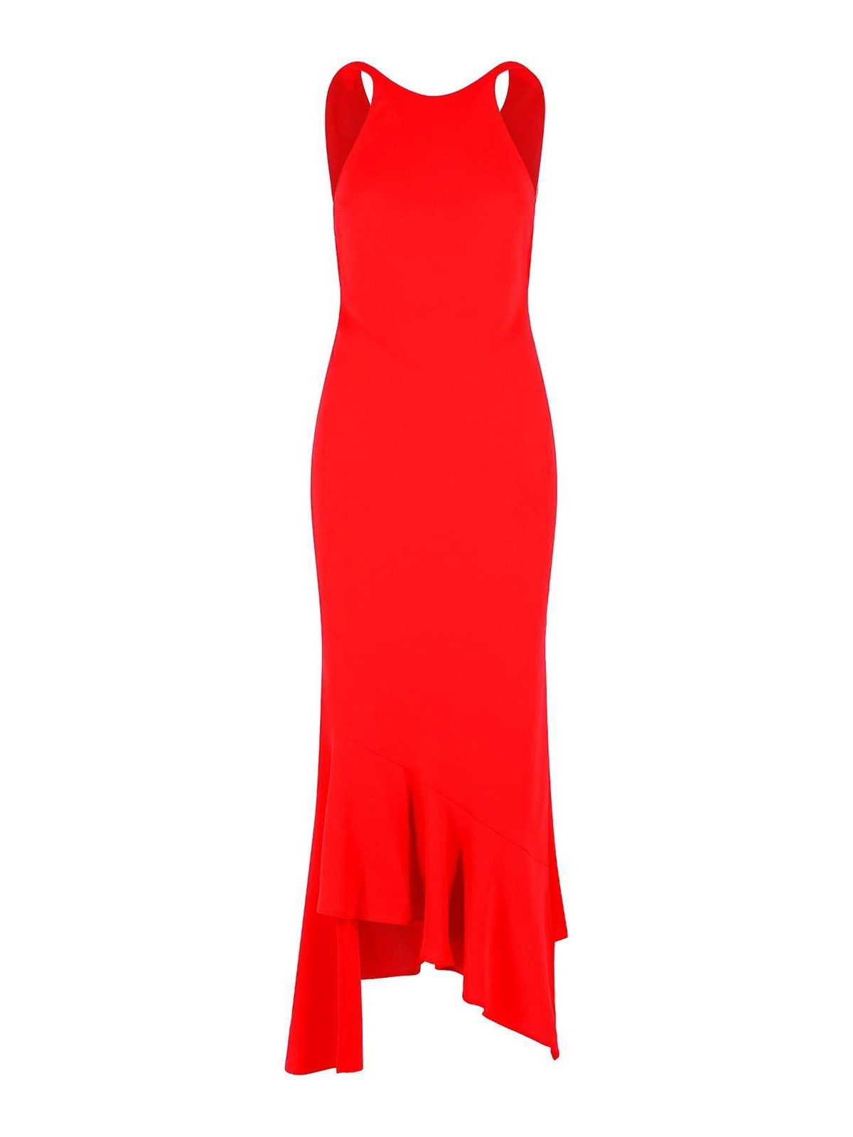 Carmen Red Polyester Dress T190141ATNP263 (THE ANDAMANE / ワンピース・ドレス・オールインワン ) | THE ANDAMANE (アンダマン)