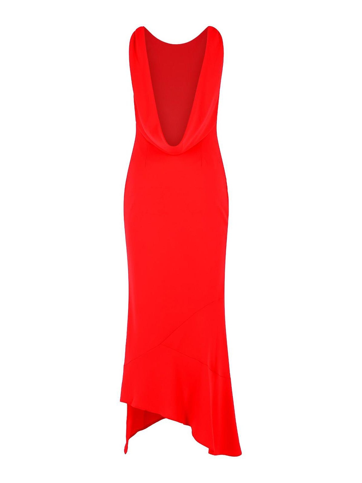 Carmen Red Polyester Dress T190141ATNP263 (THE ANDAMANE / ワンピース・ドレス・オールインワン ) | THE ANDAMANE (アンダマン)(1)