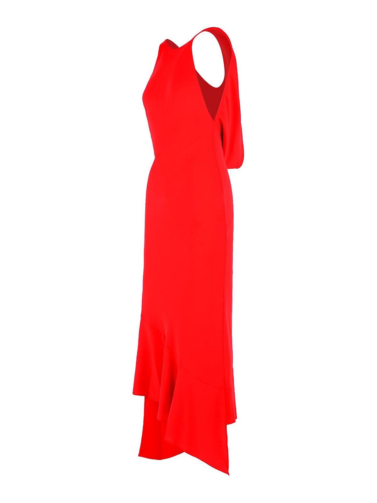 Carmen Red Polyester Dress T190141ATNP263 (THE ANDAMANE / ワンピース・ドレス・オールインワン ) | THE ANDAMANE (アンダマン)(2)