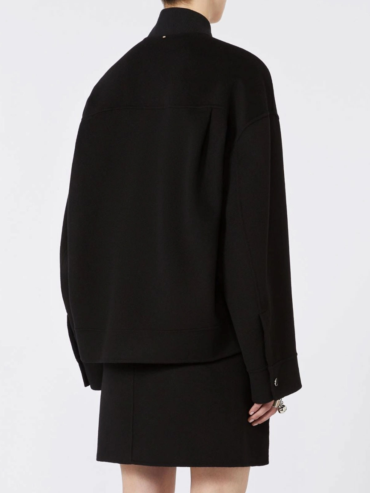 Black Agora Bomber 612081021600012 (Sportmax / カジュアルジャケット ) | Sportmax (スポーツマックス)(2)