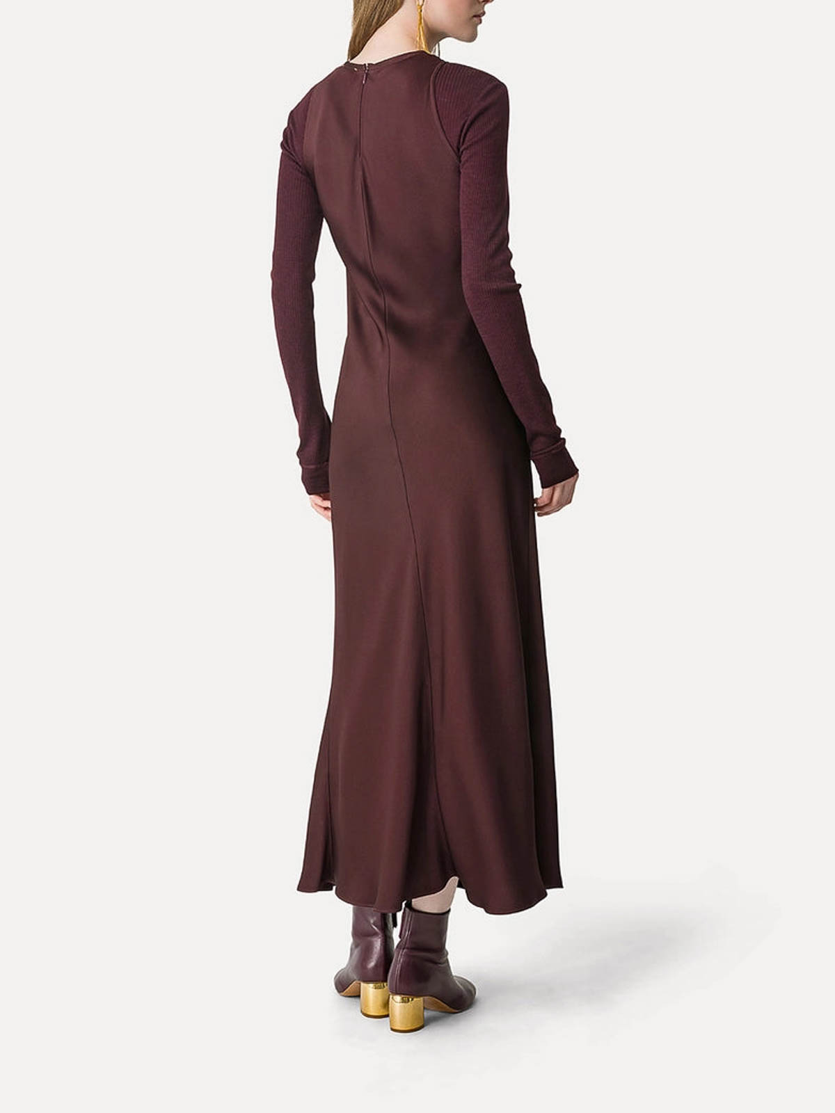 Maglia Costine Chocolat Noir 14426MYTSHIRTAICHOCOLAT (forte_forte / Tシャツ・カットソー ) | forte_forte (フォルテ フォルテ)(2)