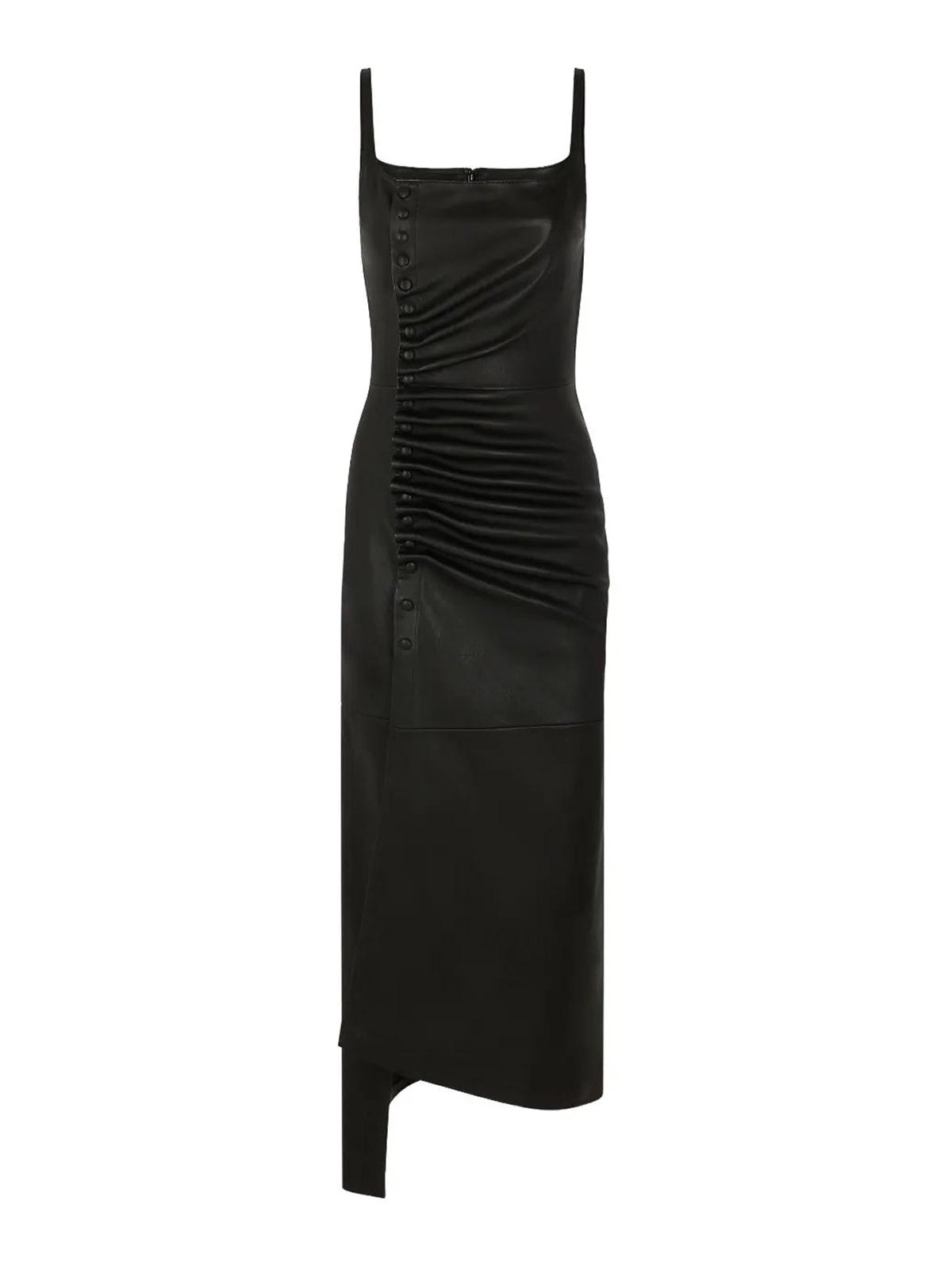 Black Leather Dress 5AFRO129LB0068P001 (Rabanne / ワンピース・ドレス・オールインワン ) | Rabanne (ラバンヌ)