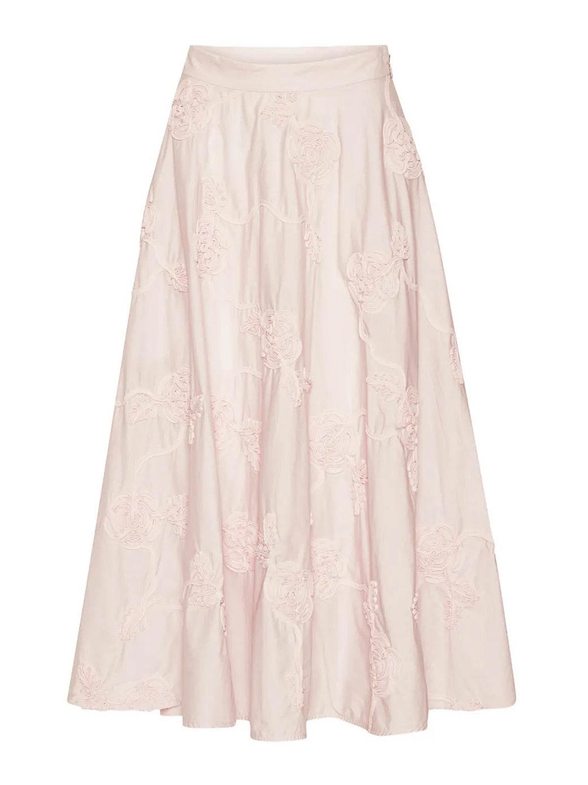 Pink Flower Maxi Skirt 11510018091800 (ROTATE / スカート ) | ROTATE (ロテート)(1)