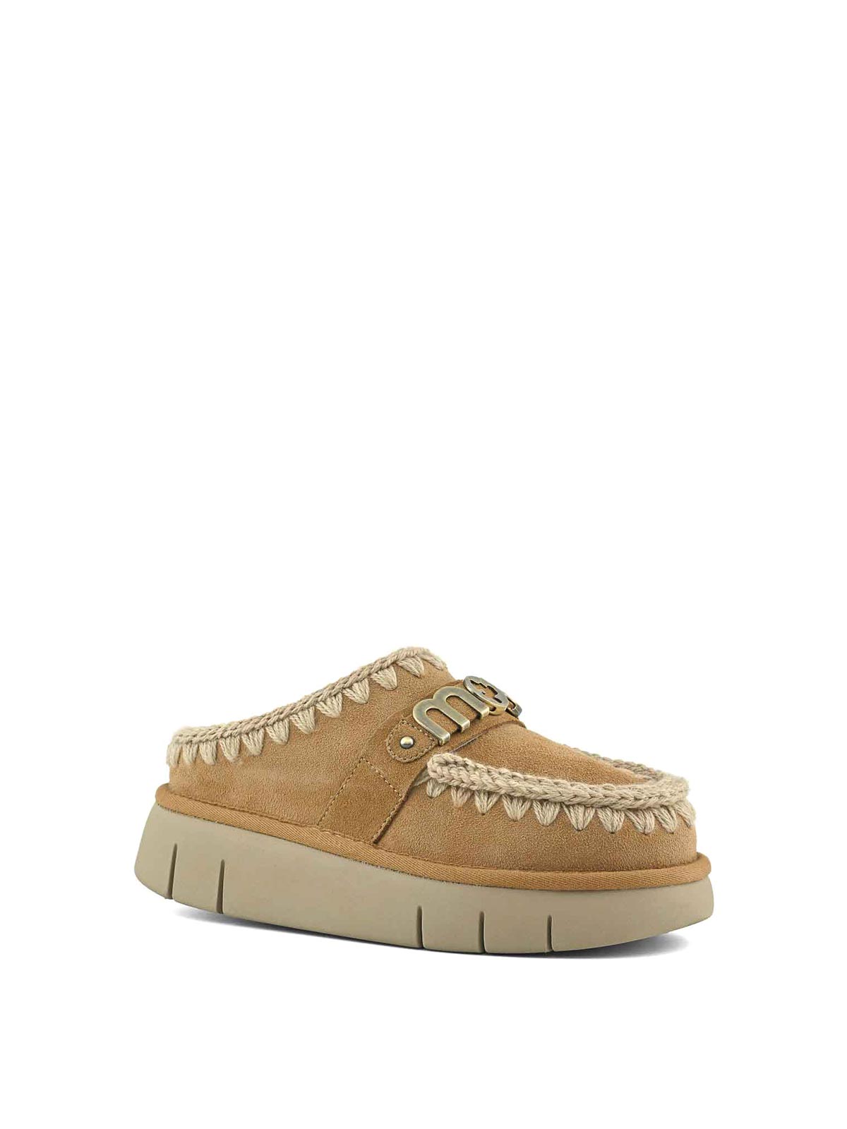 Eskimo Slipper Women Beige FW531001ASAV (mou / サンダル ) | mou (ムー)(1)