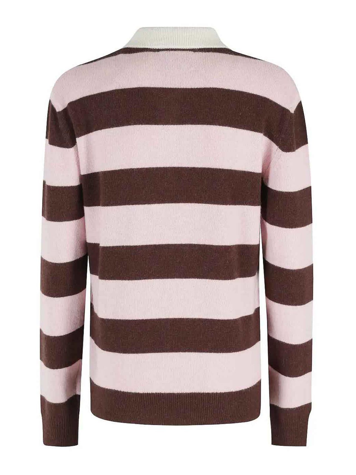 Women's Striped Polo Shirt HAD00101169ISTRIPES1821 (MC2 SAINT BARTH / ニット・セーター・カーディガン ) | MC2 SAINT BARTH (エムシーツーセイントバース)(1)