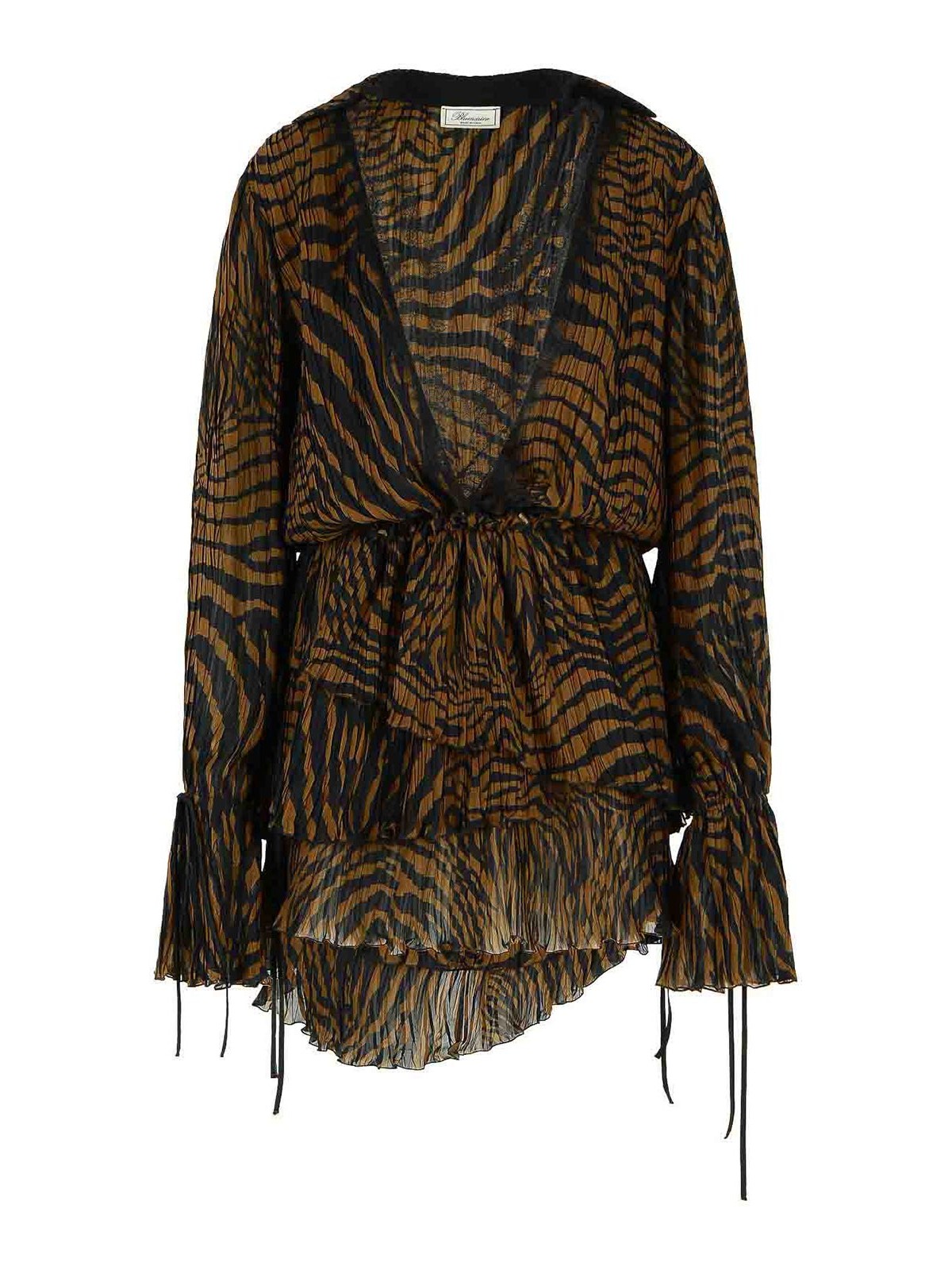 Brown Viscose Dress 2A802AM5179 (Blumarine / ワンピース・ドレス・オールインワン ) | Blumarine (ブルマリン)