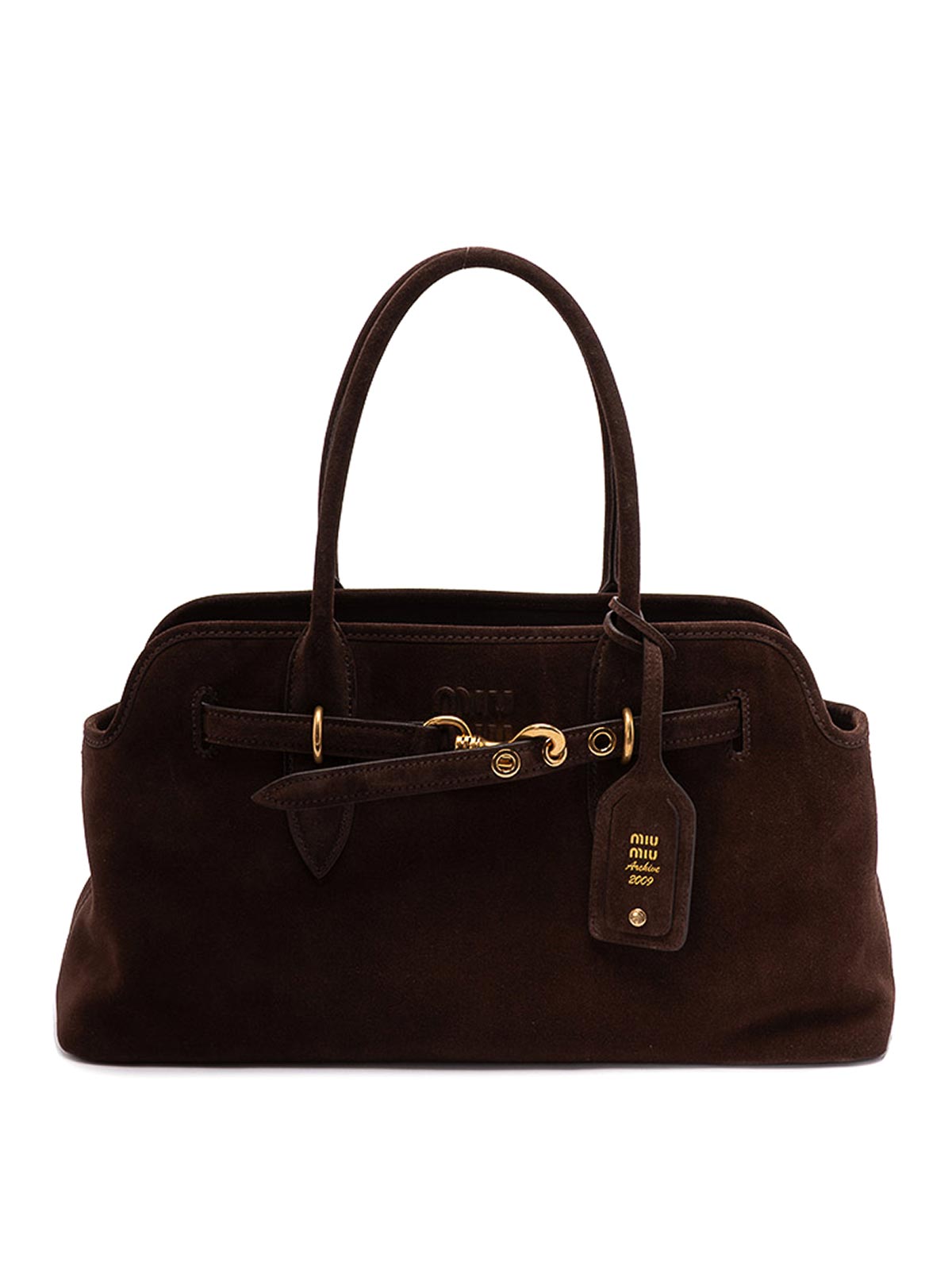 `Aventure` Suede Bag 5BG3102CSSVOOOF0003 (MIU MIU / ハンドバッグ・ショルダーバッグ ) | MIU MIU (ミュウミュウ)