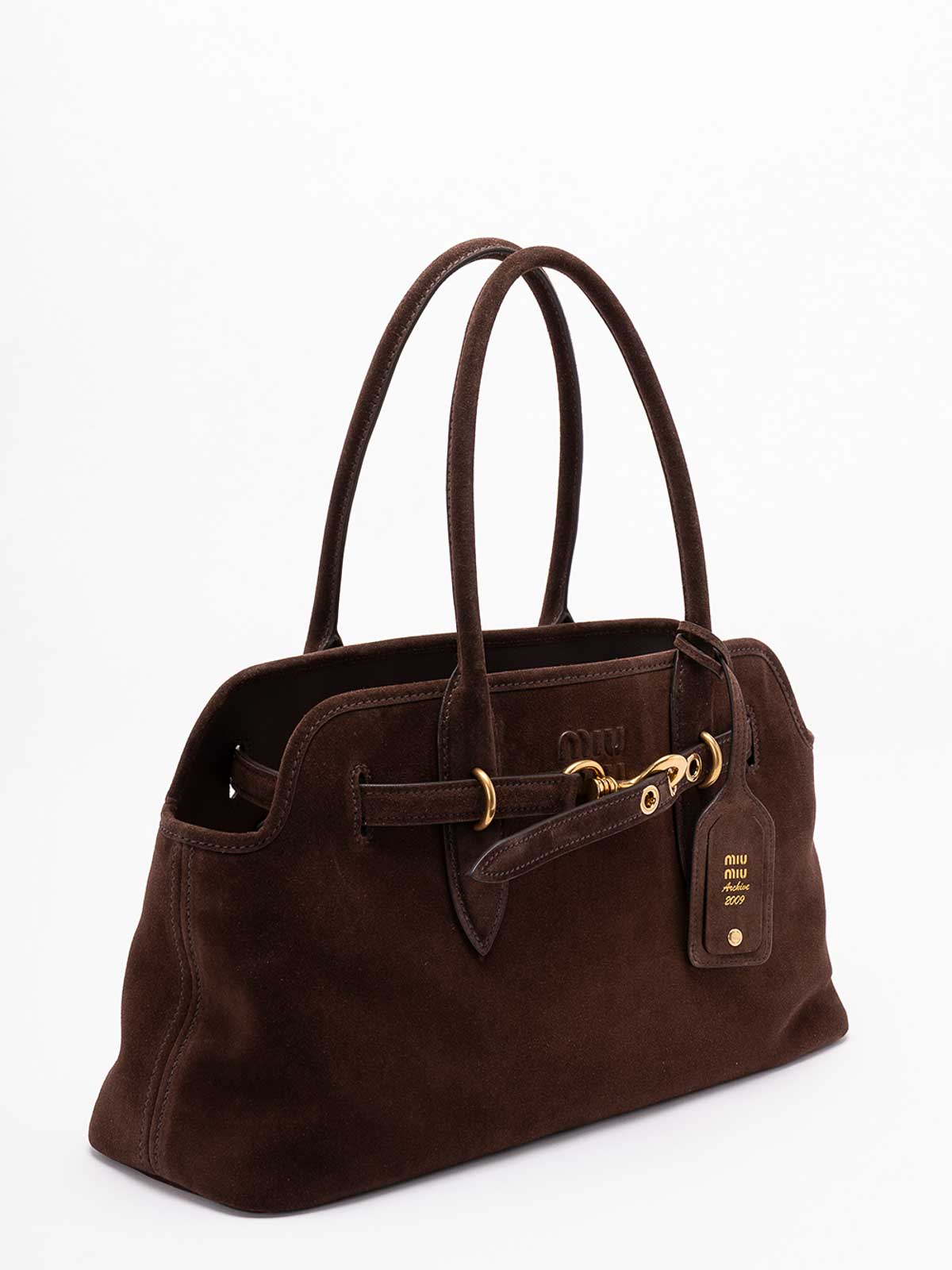 `Aventure` Suede Bag 5BG3102CSSVOOOF0003 (MIU MIU / ハンドバッグ・ショルダーバッグ ) | MIU MIU (ミュウミュウ)(2)