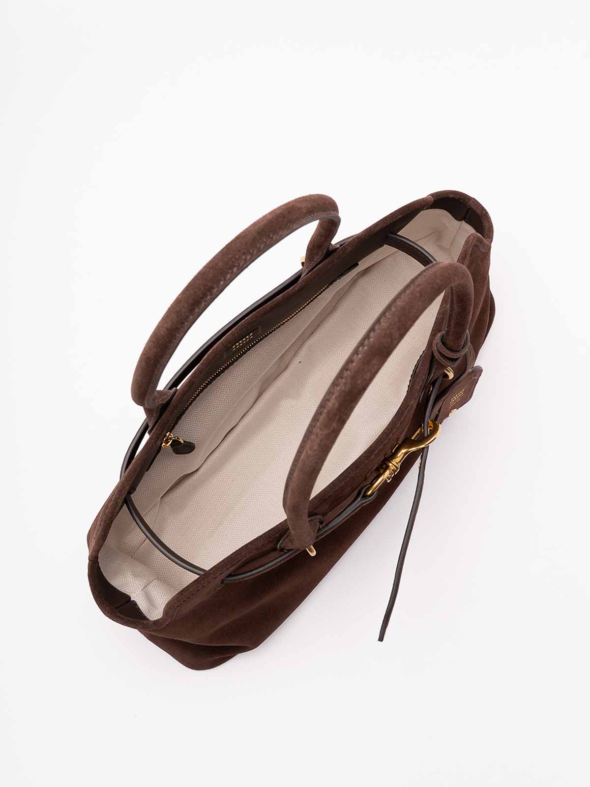 `Aventure` Suede Bag 5BG3102CSSVOOOF0003 (MIU MIU / ハンドバッグ・ショルダーバッグ ) | MIU MIU (ミュウミュウ)(4)