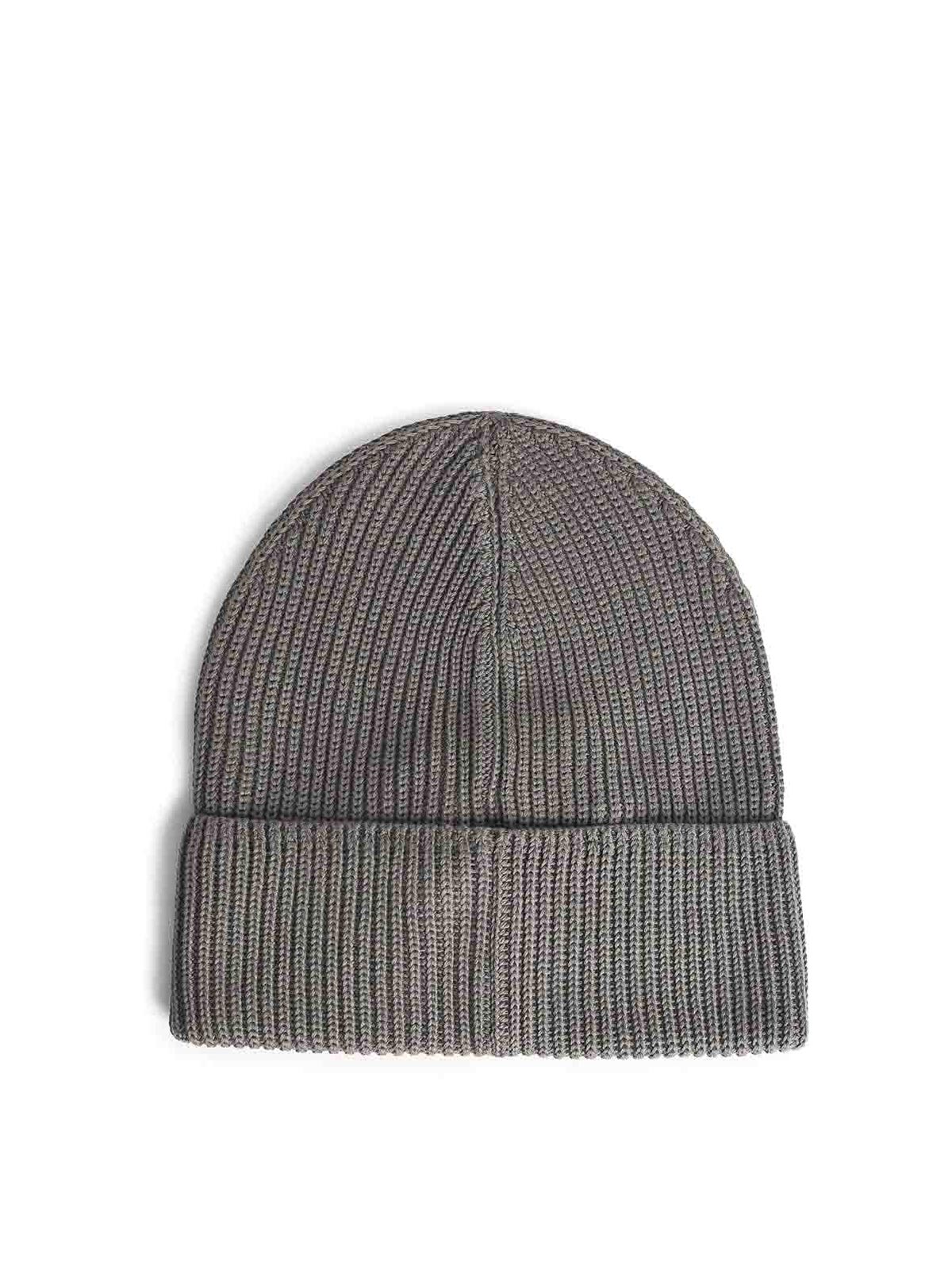 Tricot Grey Cotton Beanie 0913B00022M136793D (Moncler / 帽子 ) | Moncler (モンクレール)(1)