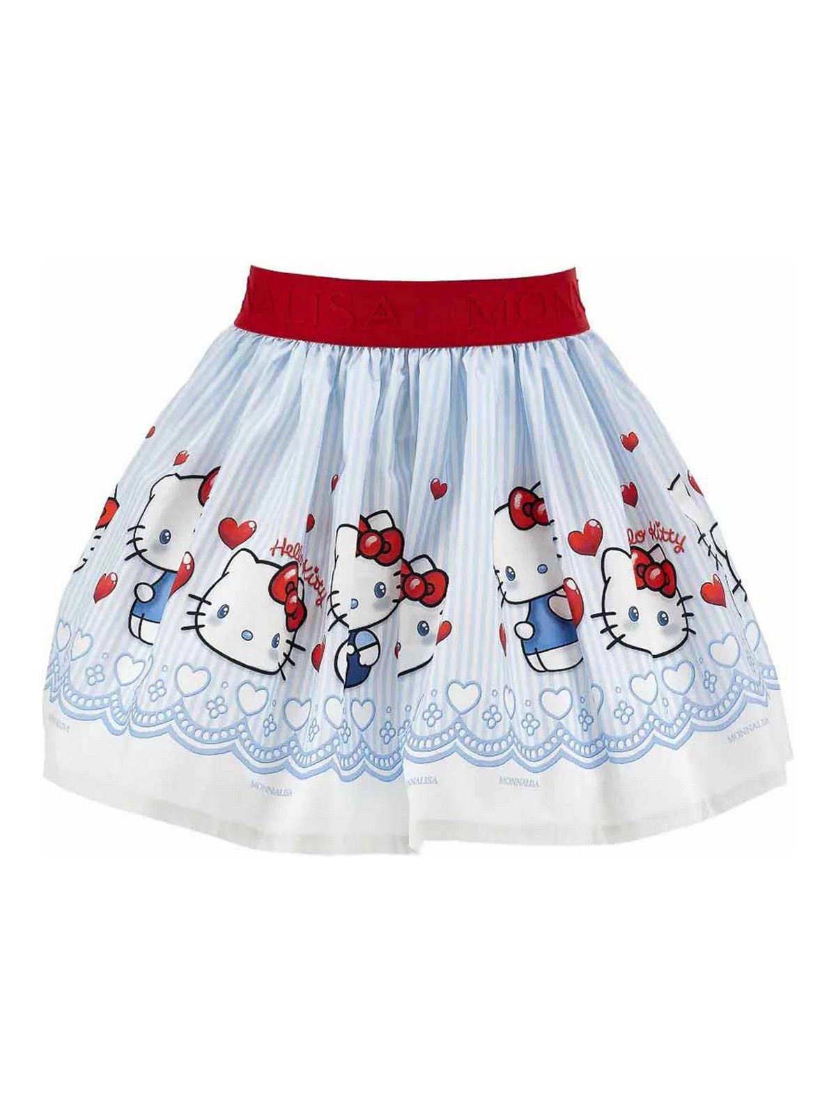 Skirt with Hello Kitty print 11G70476069958 (MONNALISA / スカート ) | MONNALISA (モナリザ)(1)