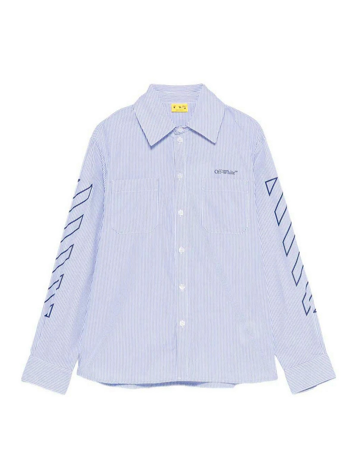 Shirt With Logo OBGA00AF25FAB0024045 (Off-White / シャツ・ブラウス ) | Off-White (オフホワイト)