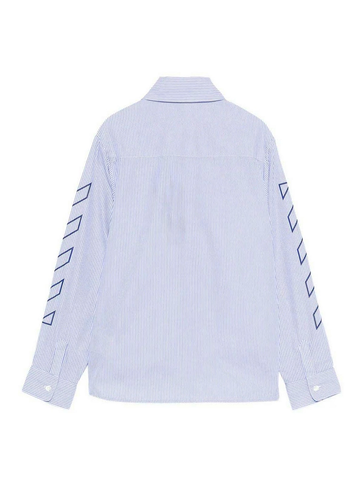 Shirt With Logo OBGA00AF25FAB0024045 (Off-White / シャツ・ブラウス ) | Off-White (オフホワイト)(1)