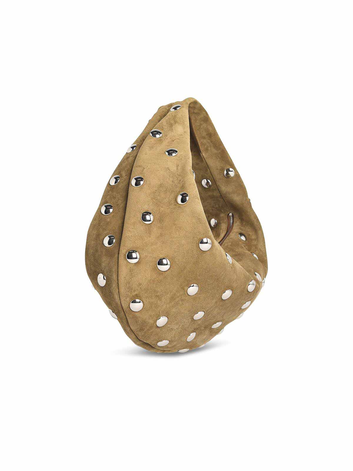 Olivia Hobo Mud Green Suede Bag H6011726L726737 (KHAITE / ハンドバッグ・ショルダーバッグ ) | KHAITE (ケイト)(1)