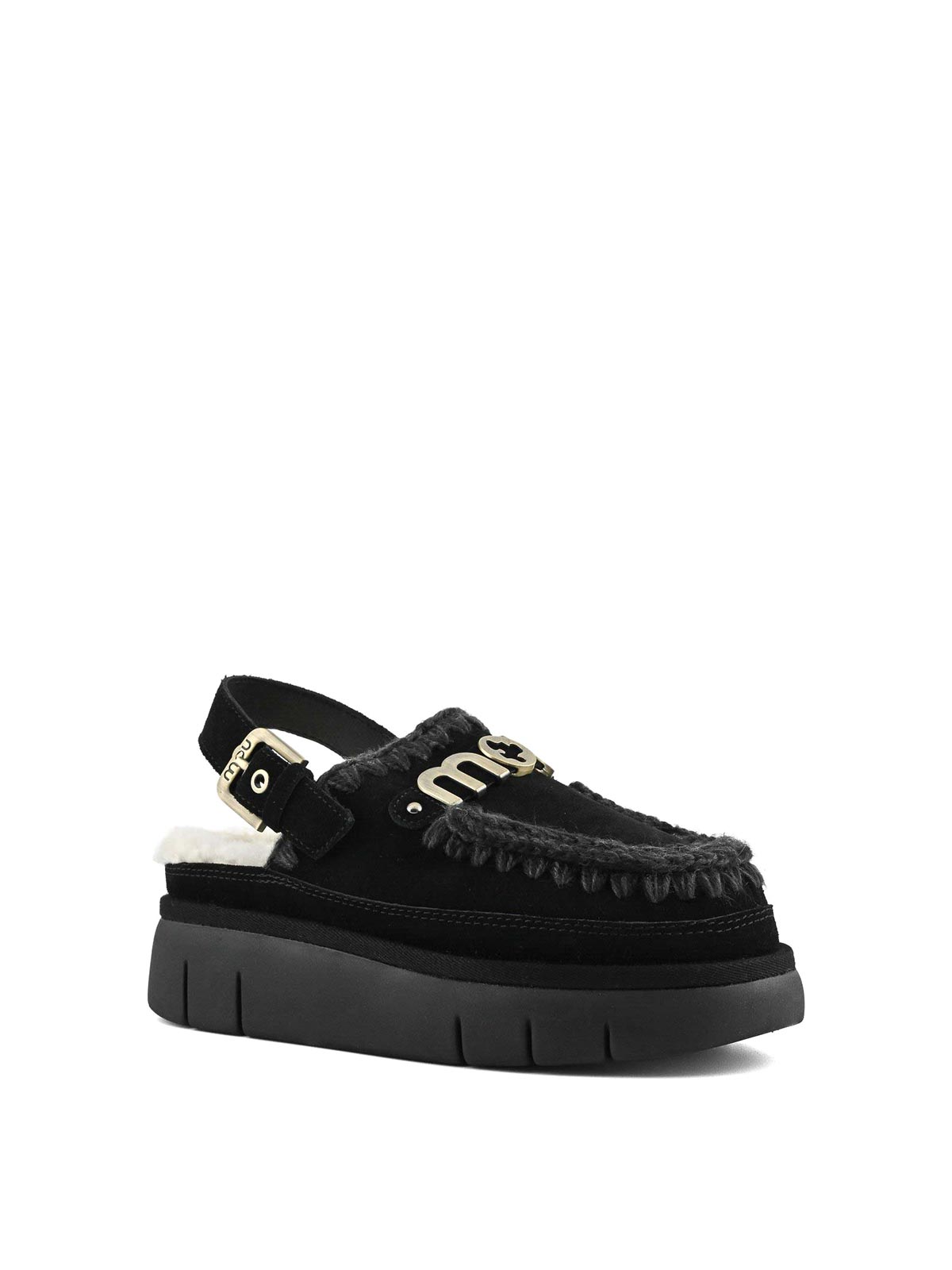 Eskimo Slipper Women Black FW5310264BK (mou / サンダル ) | mou (ムー)(1)