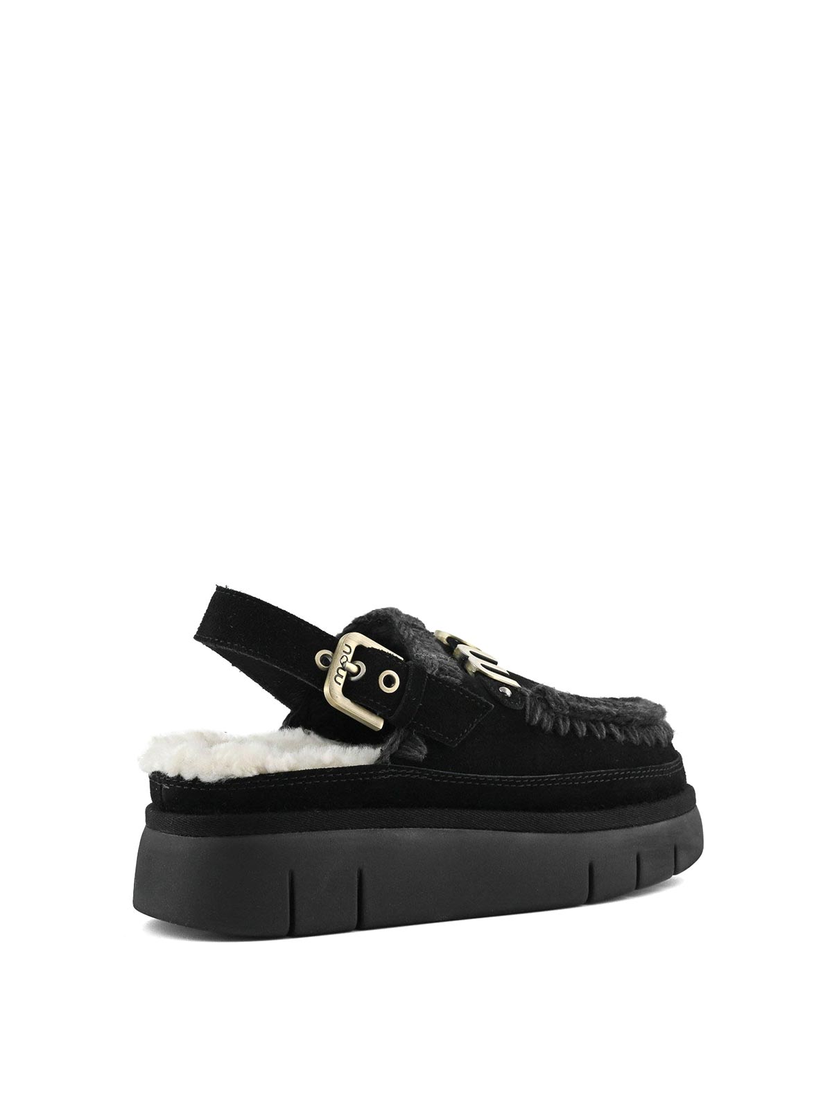 Eskimo Slipper Women Black FW5310264BK (mou / サンダル ) | mou (ムー)(2)