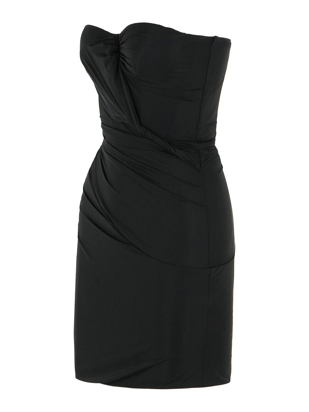 Black Stretch Nylon Dress 2A752AN0990 (Blumarine / ワンピース・ドレス・オールインワン ) | Blumarine (ブルマリン)(2)