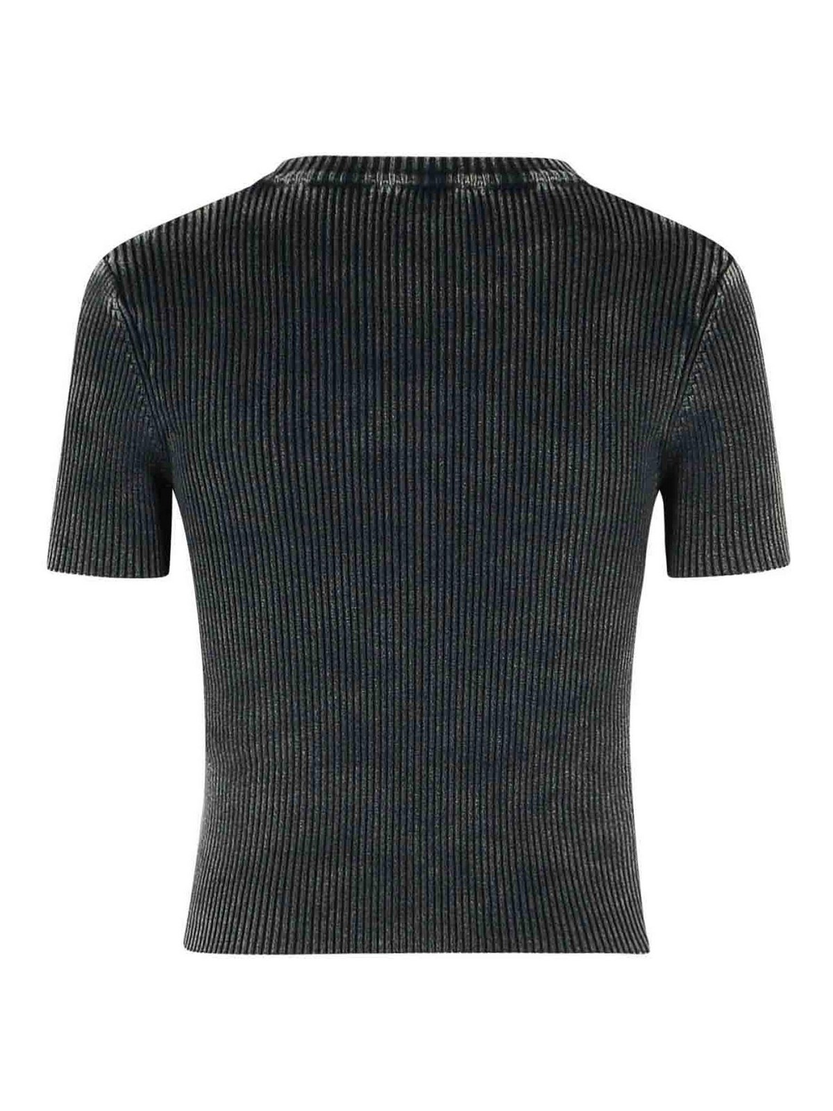 M-Anchor Black Cotton T-Shirt A1624900AKBQ900 (Diesel / Tシャツ・カットソー ) | Diesel (ディーゼル)(1)