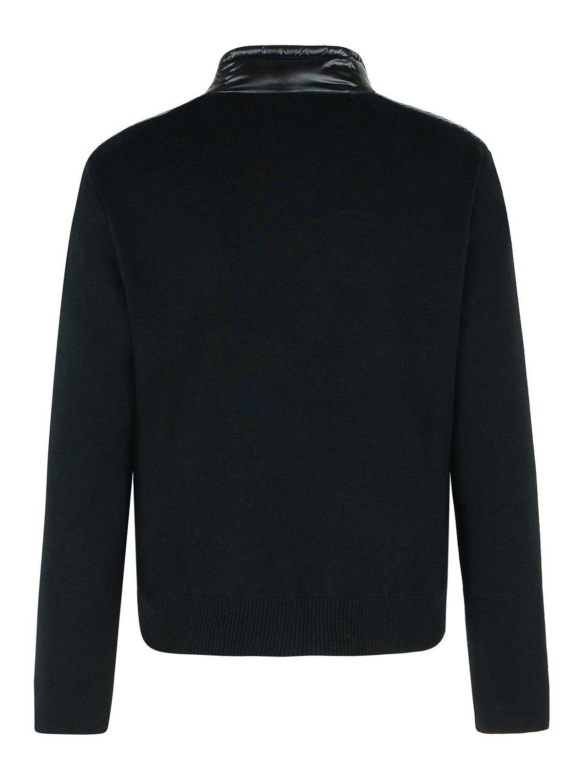 Padded Wool Cardigan With Black Zip 0919B00018M1131999 (Moncler / ニット・セーター・カーディガン ) | Moncler (モンクレール)(1)