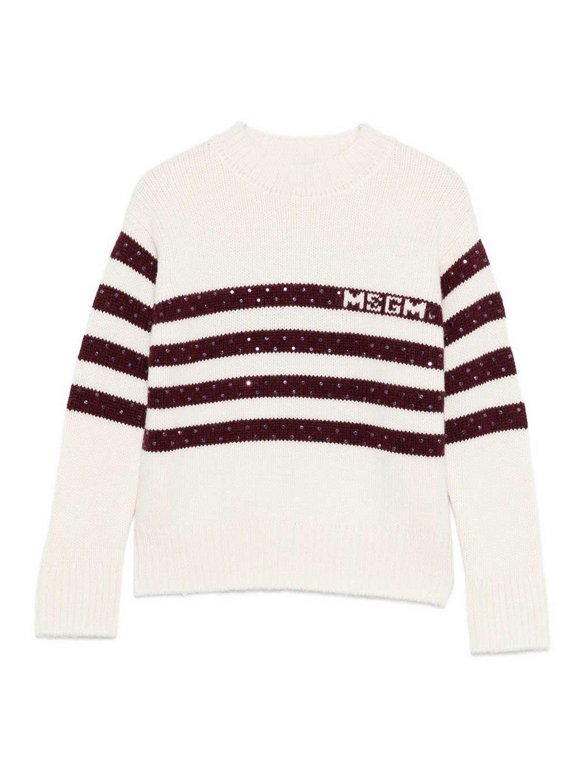 Sweater With Sequins F5MSJGJP08201319 (MSGM / ニット・セーター・カーディガン ) | MSGM (エムエスジーエム)