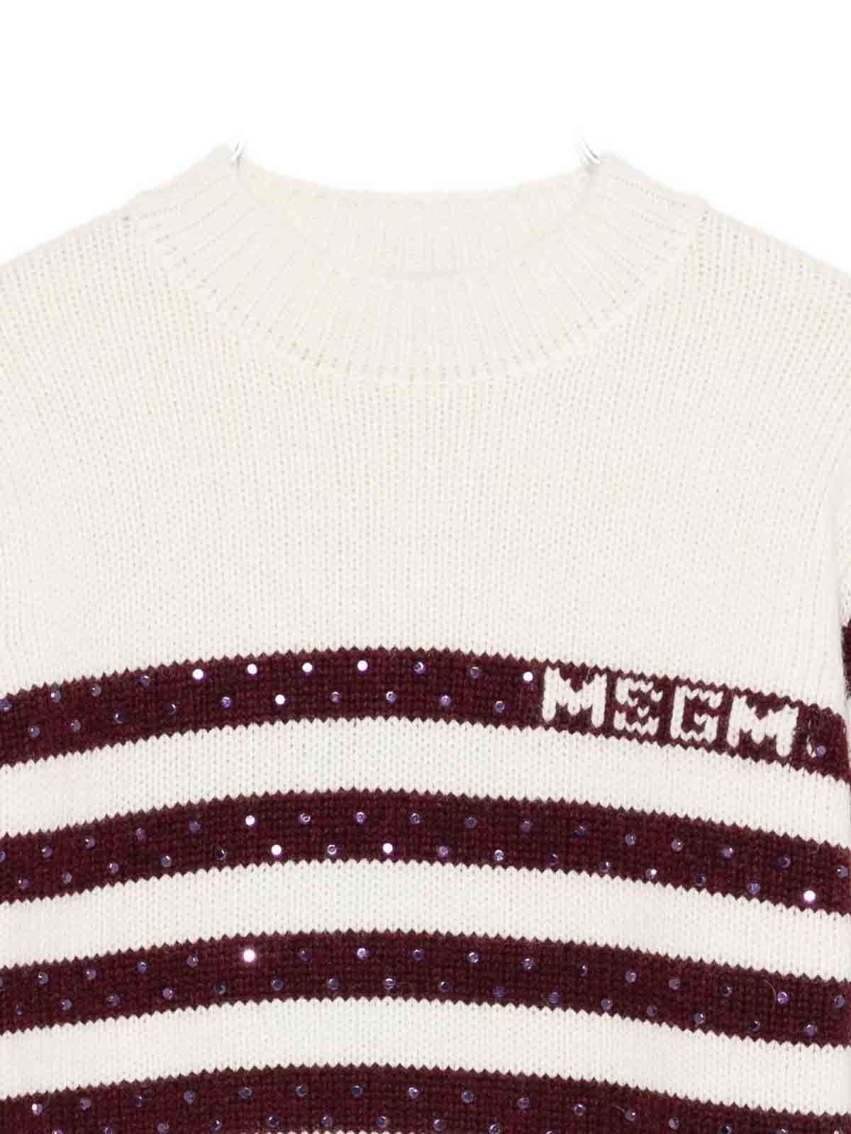Sweater With Sequins F5MSJGJP08201319 (MSGM / ニット・セーター・カーディガン ) | MSGM (エムエスジーエム)(2)