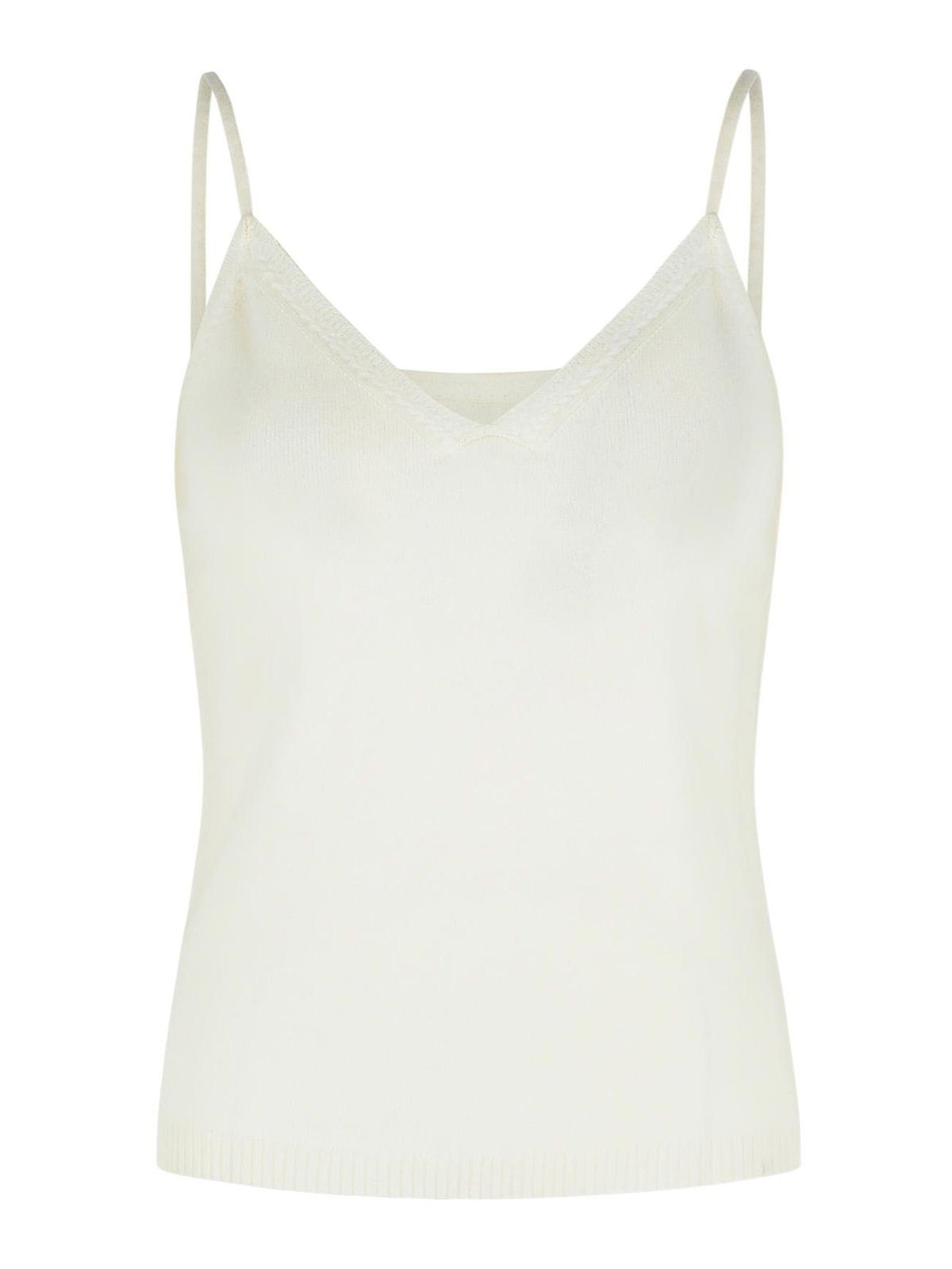 Nala Cream Cashmere Tank Top 2026035CREAM (LISA YANG / タンクトップ・キャミソール ) | LISA YANG (リサ ヤン)