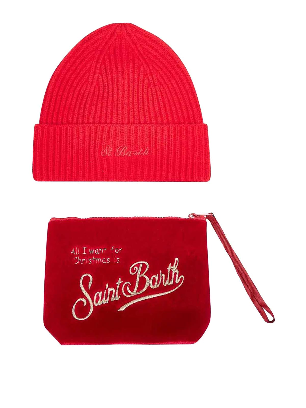 Box Pochette -Berretto Red BOX002341OR (MC2 SAINT BARTH / 帽子 ) | MC2 SAINT BARTH (エムシーツーセイントバース)(1)