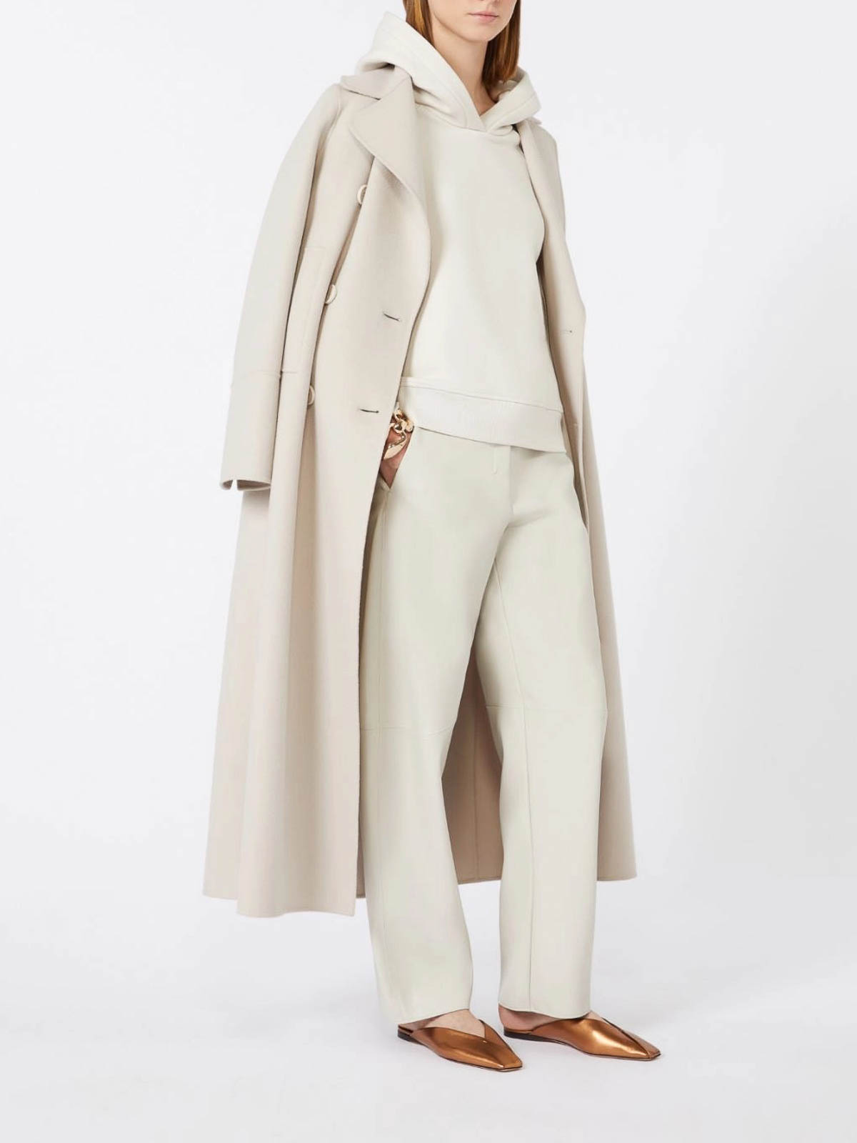 S Max Mara Felpa Armonia Sand 26199210116E15 (S MAX MARA / スウェット・フーディー ) | S MAX MARA (エス マックスマーラ)(1)