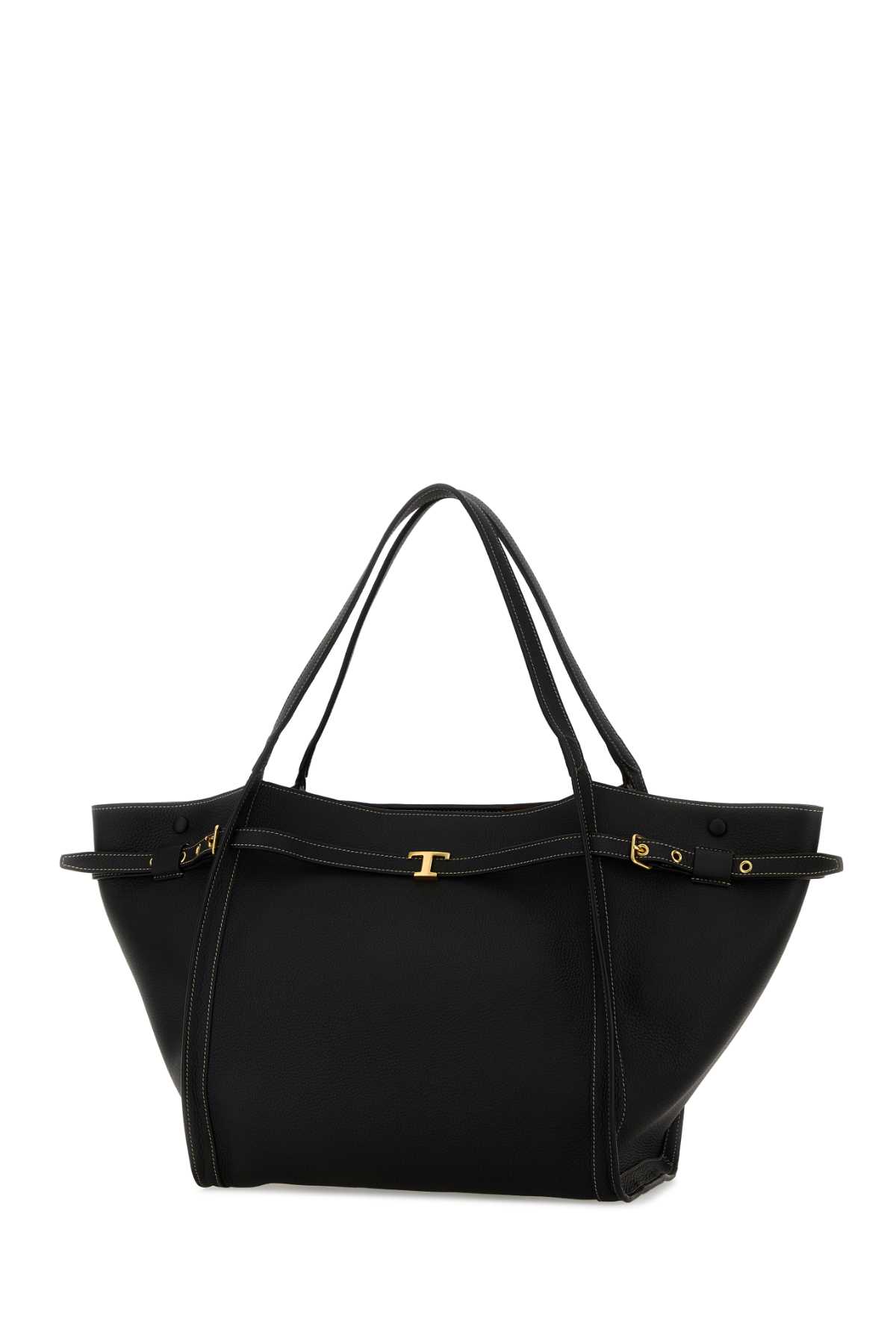Black leather Tim shopping bag XBWTIMA0300WKAB999 (Tod's / ハンドバッグ・ショルダーバッグ ) | Tod's (トッズ)(1)