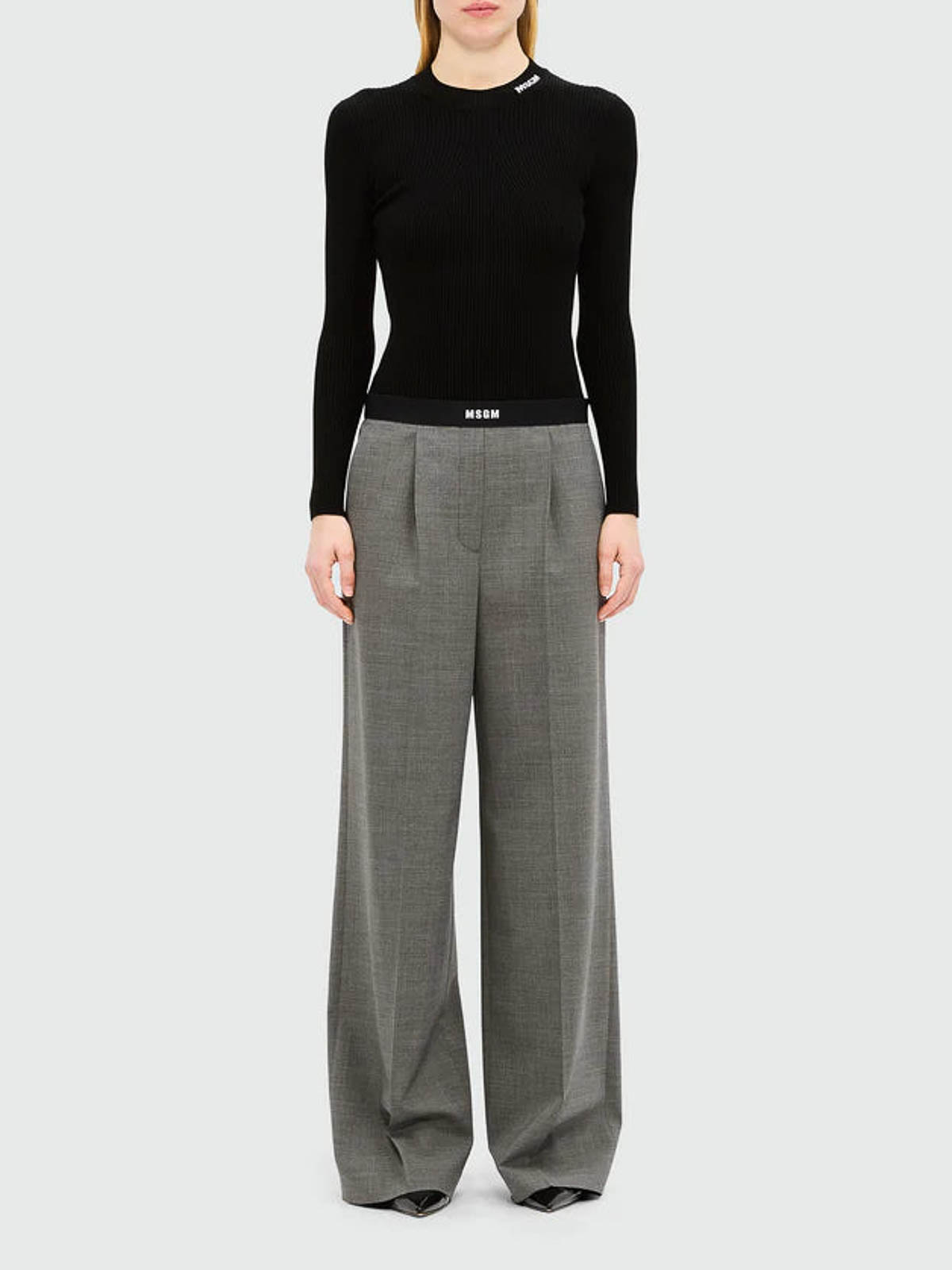 Msgm Pantalone Grey MDP1425760598 (MSGM / パンツ ) | MSGM (エムエスジーエム)(1)