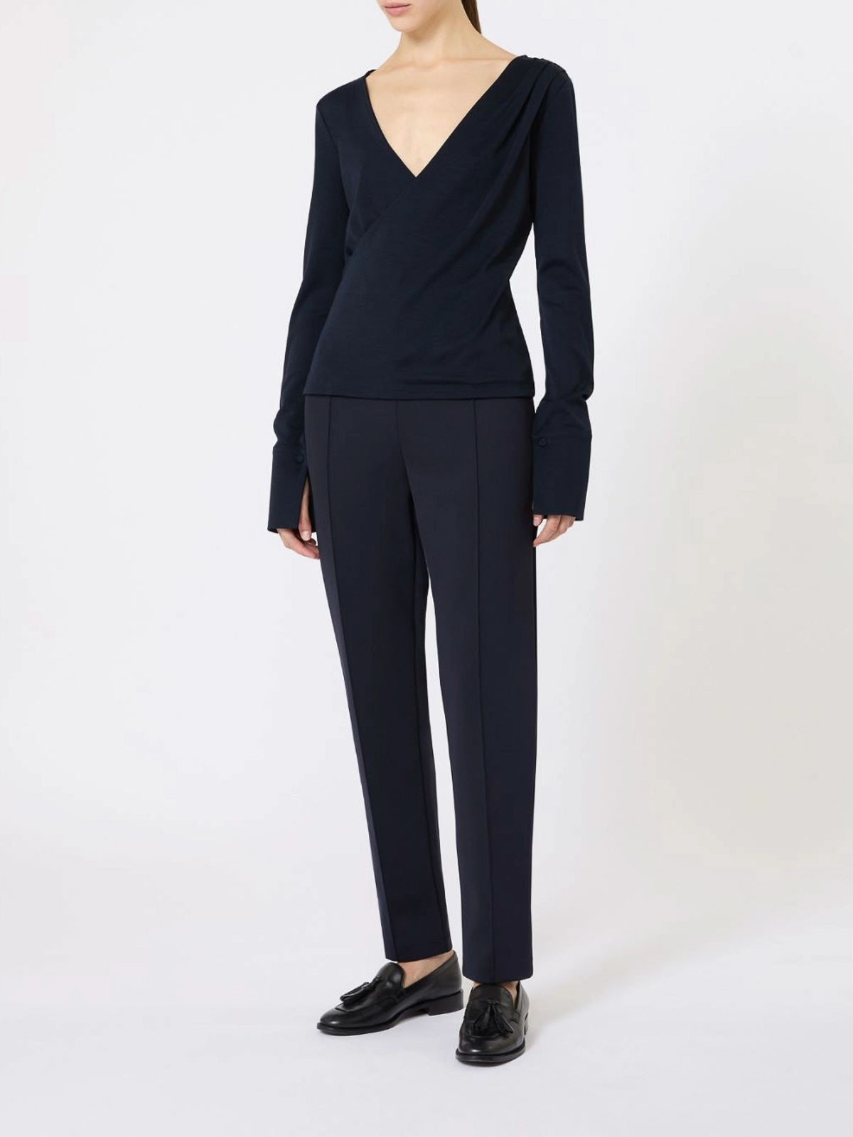 Blue Pergola trousers 611781068600003 (Max Mara / パンツ ) | Max Mara (マックスマーラ)(1)