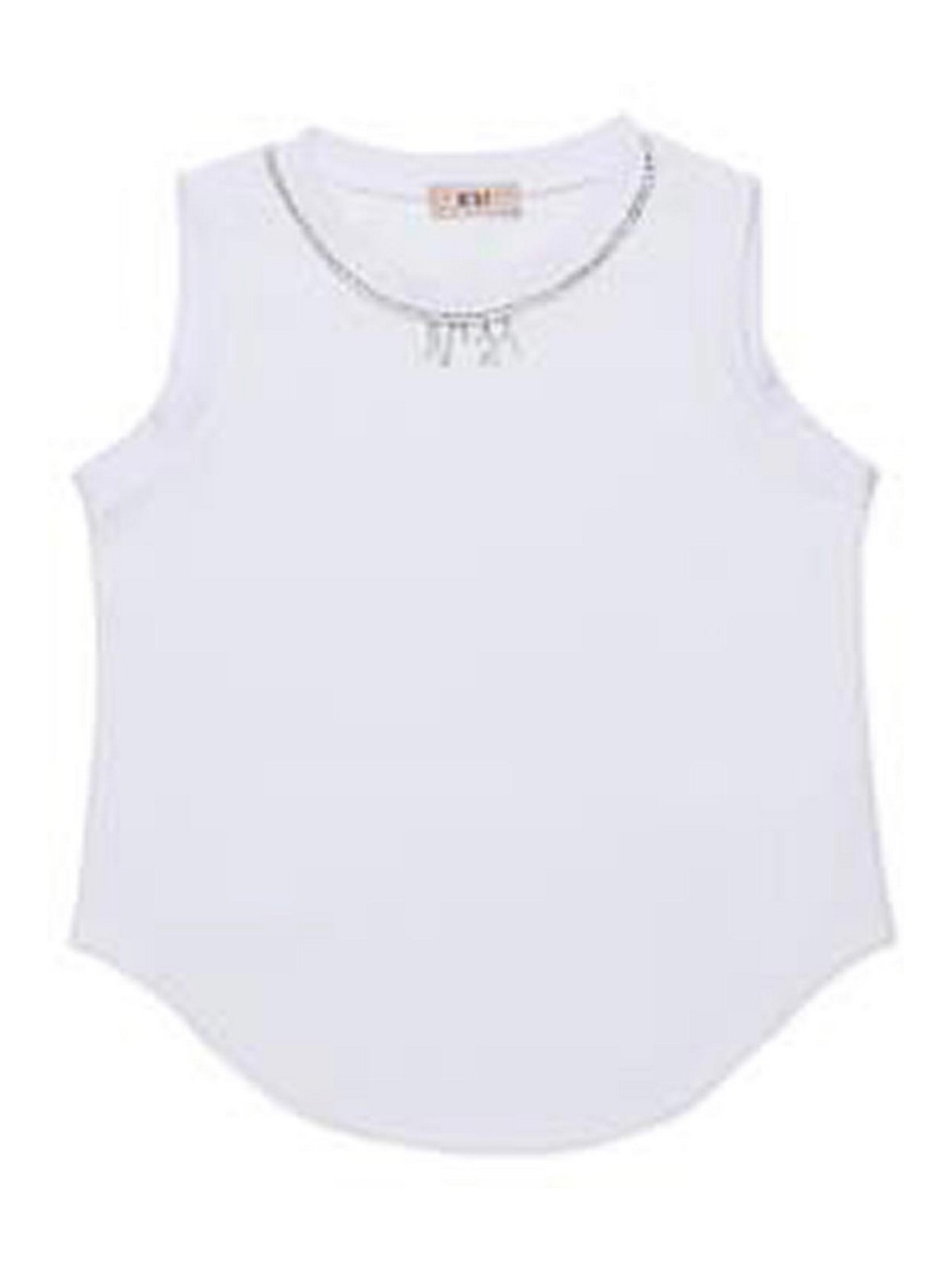 Tank Top With Rhinestone Logo N210A5N04790N100 (N°21 / タンクトップ・キャミソール ) | N°21 (ヌメロ ヴェントゥーノ)