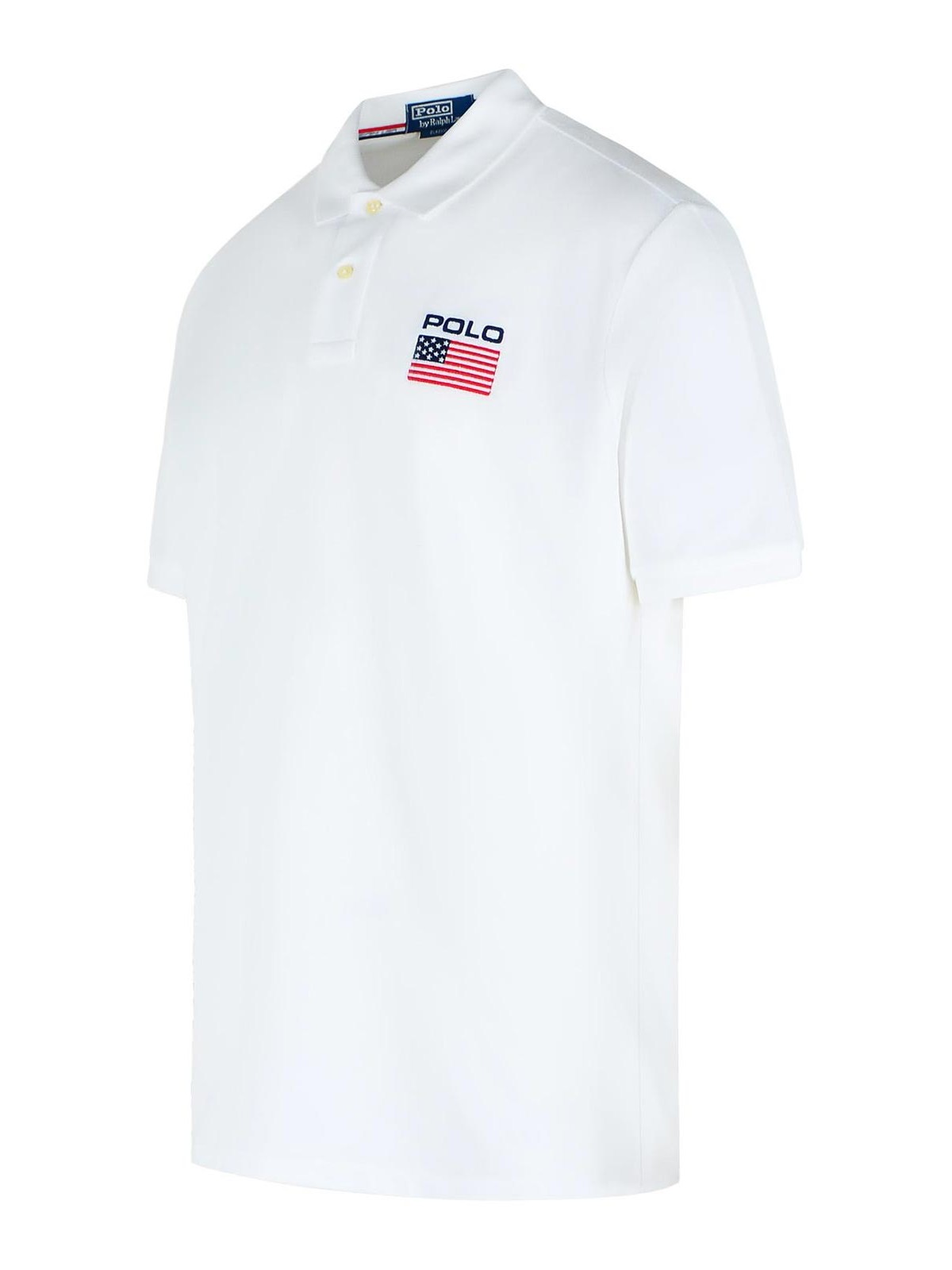 White Cotton Polo Shirt 710P05438001 (Polo Ralph Lauren / ポロシャツ ) | Polo Ralph Lauren (ポロ ラルフ ローレン)(2)