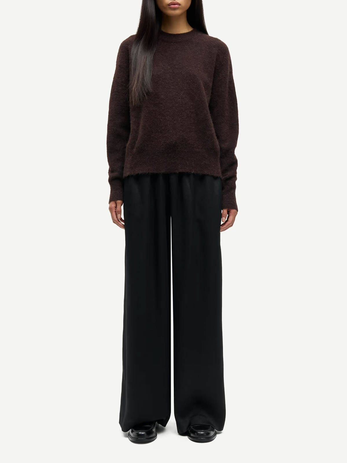 Sahelena Black trousers F24300151 (SAMSOE SAMSOE / パンツ ) | SAMSOE SAMSOE (サムソ サムソ)(1)