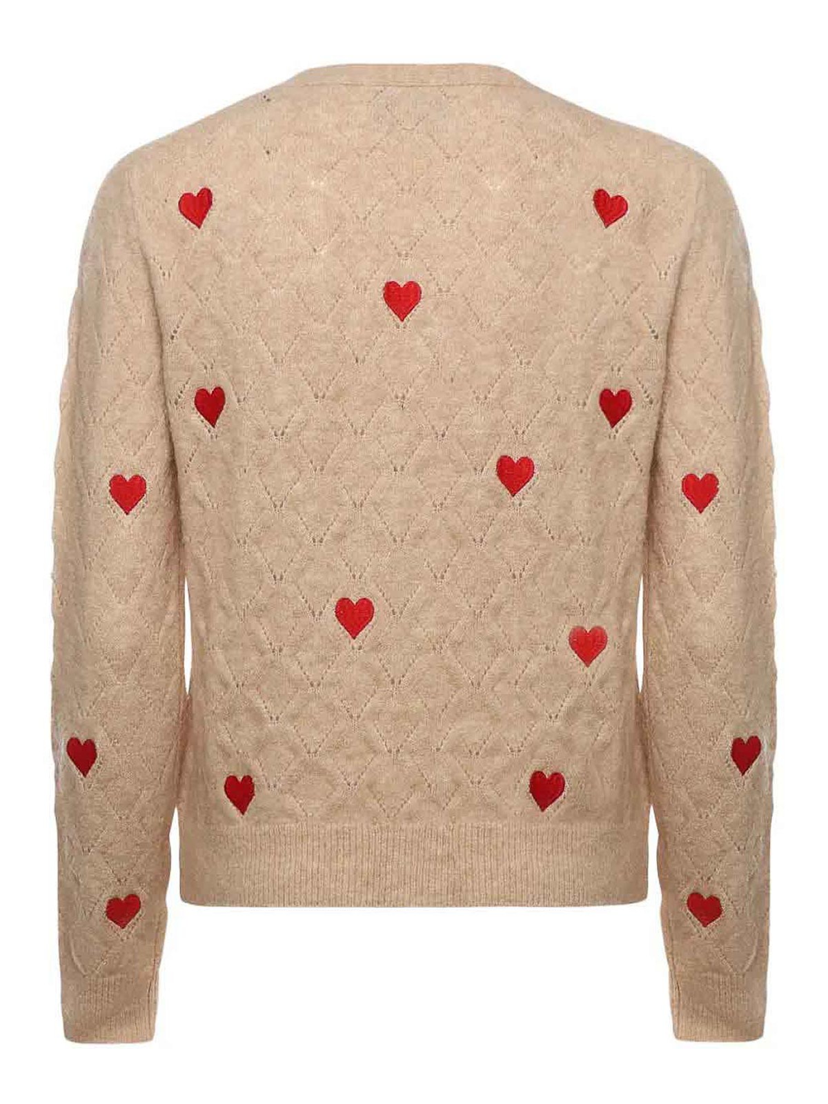 Women's Cardigan With Hearts DNN000102159ILACEHEARTS11EMB (MC2 SAINT BARTH / ニット・セーター・カーディガン ) | MC2 SAINT BARTH (エムシーツーセイントバース)(1)