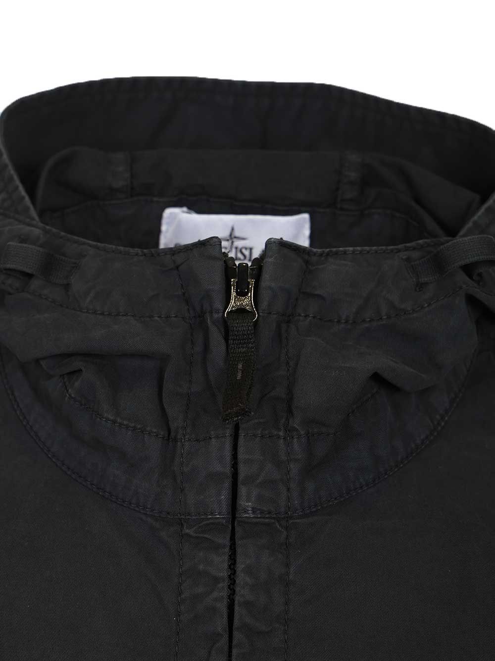 Hooded jacket in stretch organic cotton twill 4100077S0A10V0020 (STONE ISLAND / カジュアルジャケット ) | STONE ISLAND (ストーンアイランド)(3)