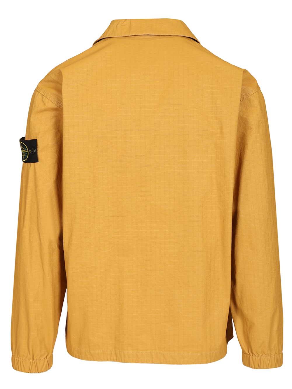 Overshirt in resin-treated cotton ripstop 1200018S0299V0034 (STONE ISLAND / カジュアルジャケット ) | STONE ISLAND (ストーンアイランド)(1)