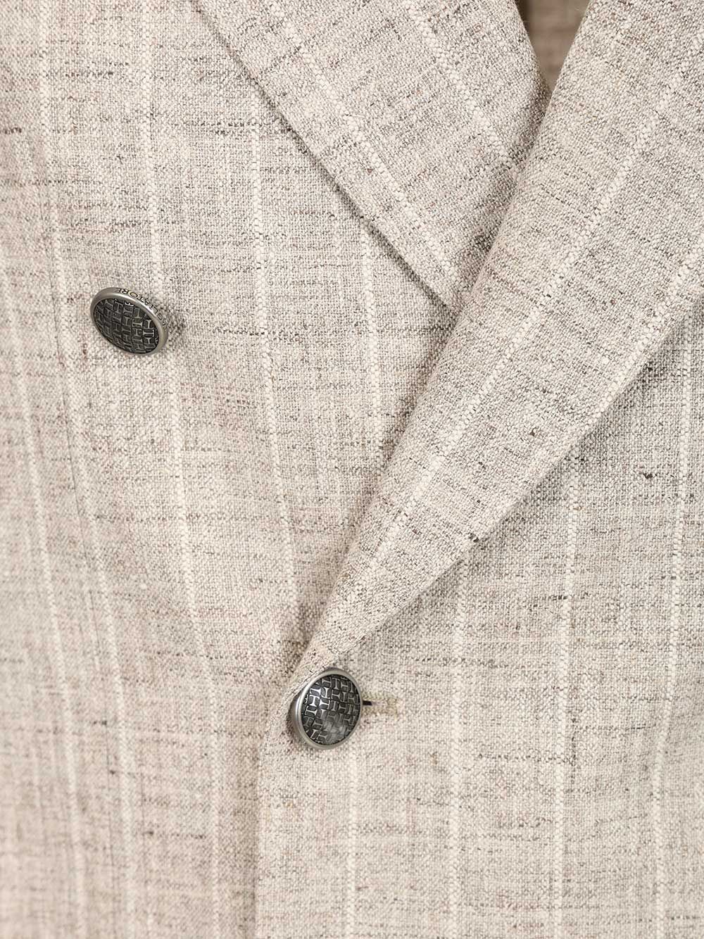 MONTECARLO DOPPIO PETTO GESSATO 67 LINO 33 POLIAMIDE 1SMC20K850049T3259 (TAGLIATORE / ブレザー・ジャケット ) | TAGLIATORE (タリアトーレ)(3)