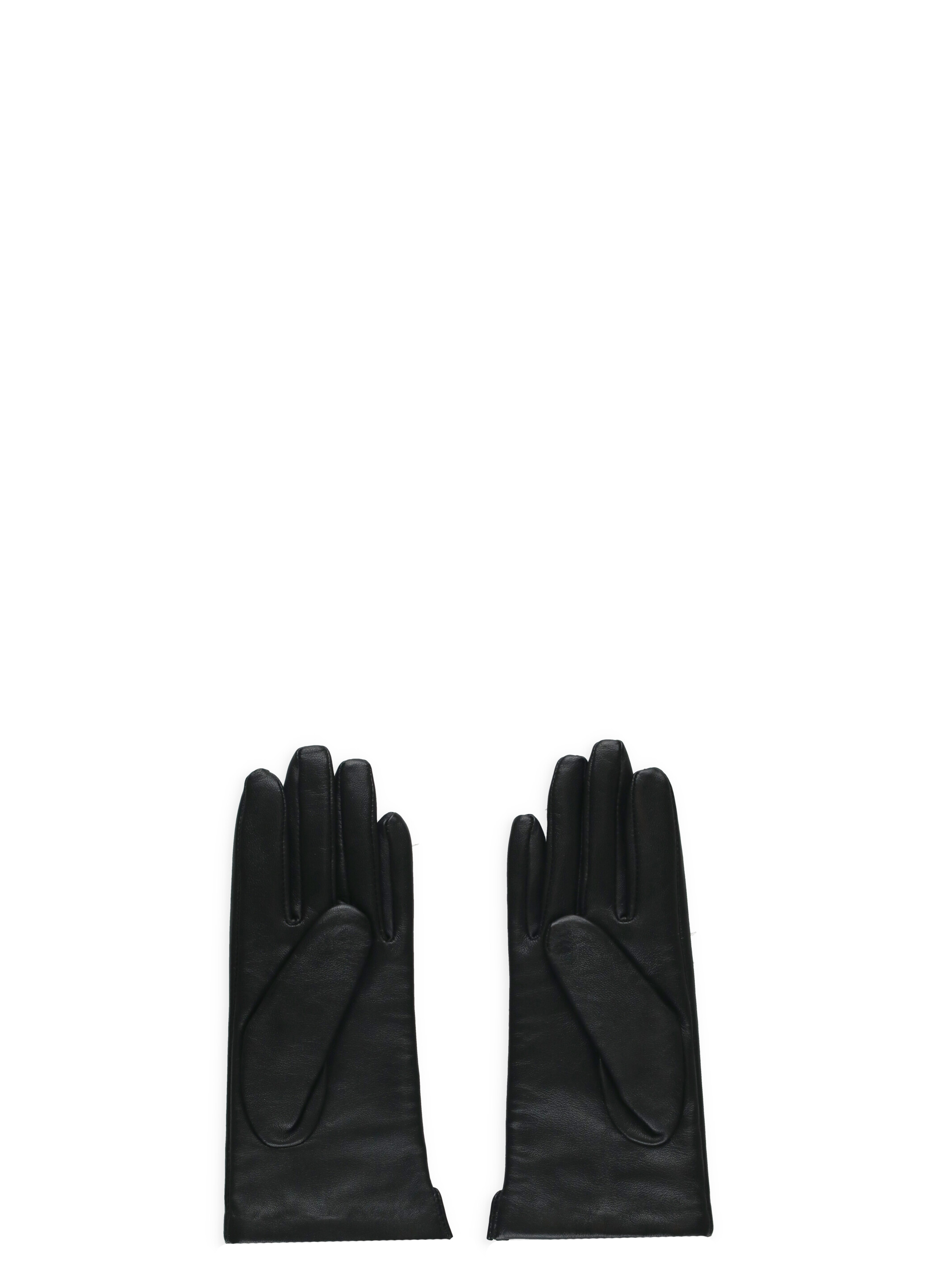 Coccinelle Gloves Black E7TSZ410101CMEGLOVES001 (COCCINELLE / グローブ ) | COCCINELLE (コチネレ)(1)