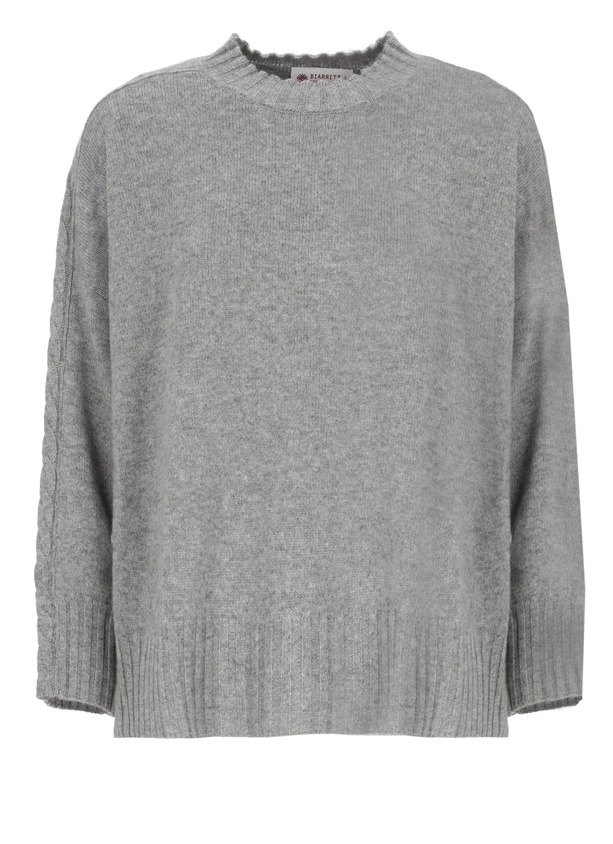 Biarritz1961 Sweaters Grey W4045CWA25AROARONA (BIARRITZ1961 / ニット・セーター・カーディガン ) | BIARRITZ1961 (ビアリッツ1961)
