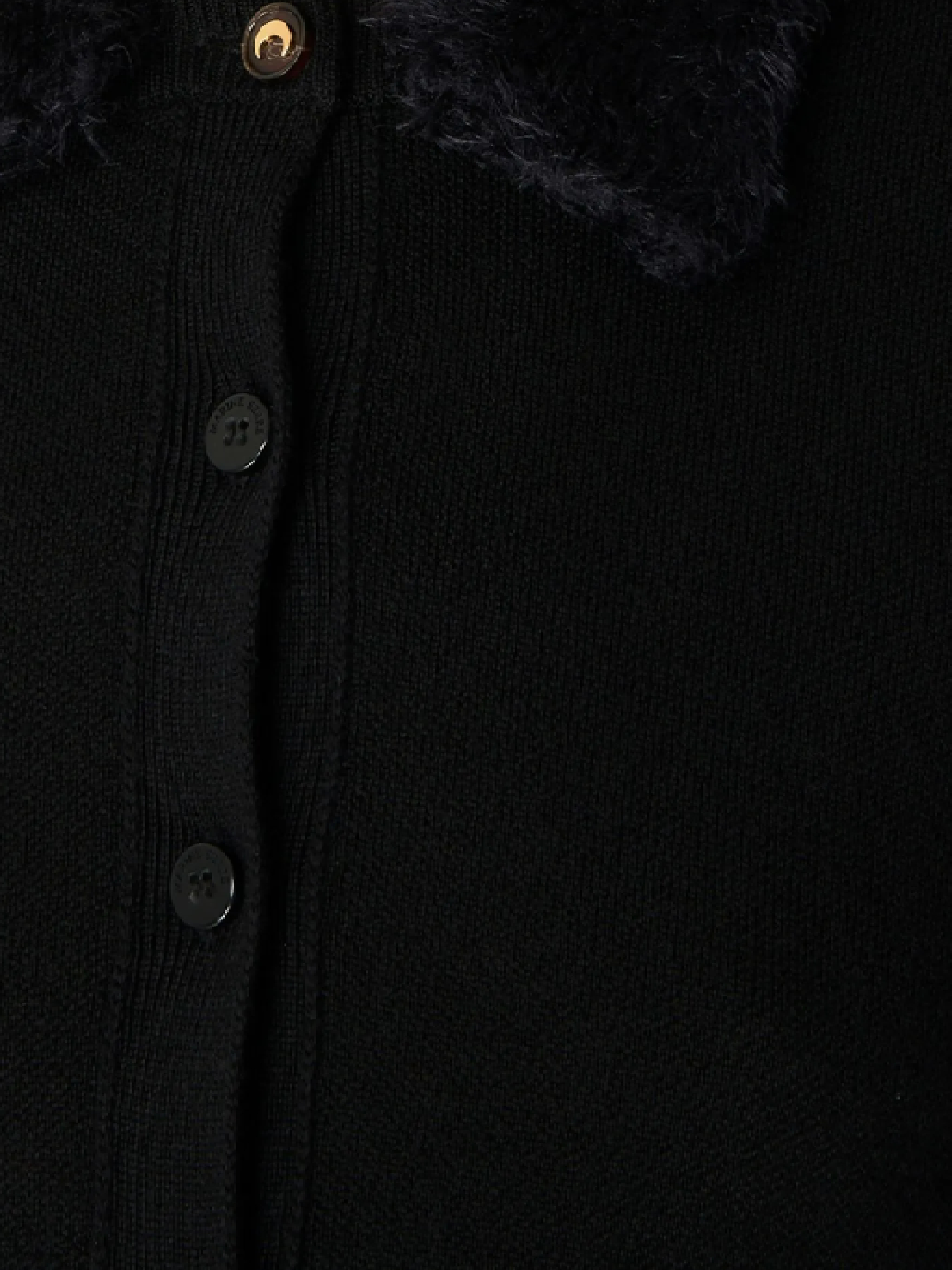 MARINE SERRE Sweaters Black WTK082ACKNI0033BK99 (MARINE SERRE / ニット・セーター・カーディガン ) | MARINE SERRE (マリーン セル)(1)