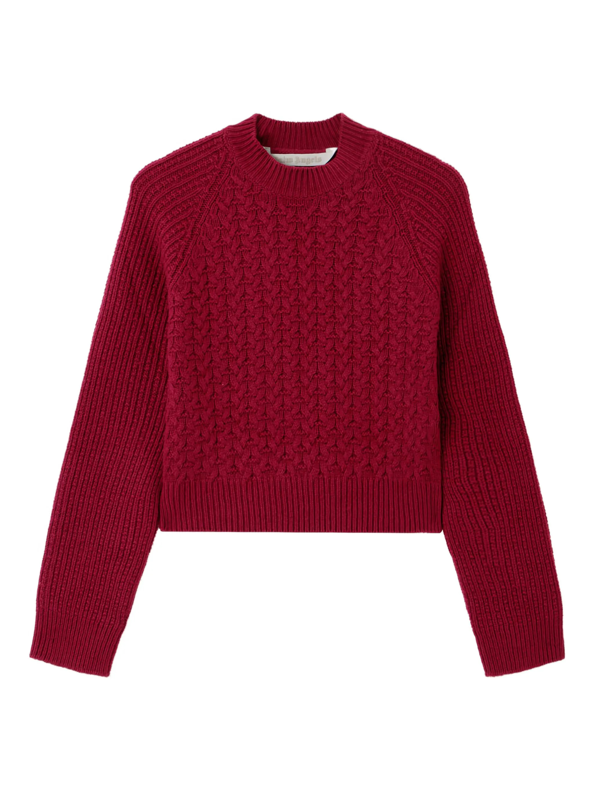 Palm Angels Sweaters Purple PWHE077F25KNI0012830 (Palm Angels / ニット・セーター・カーディガン ) | Palm Angels (パームエンジェルス)