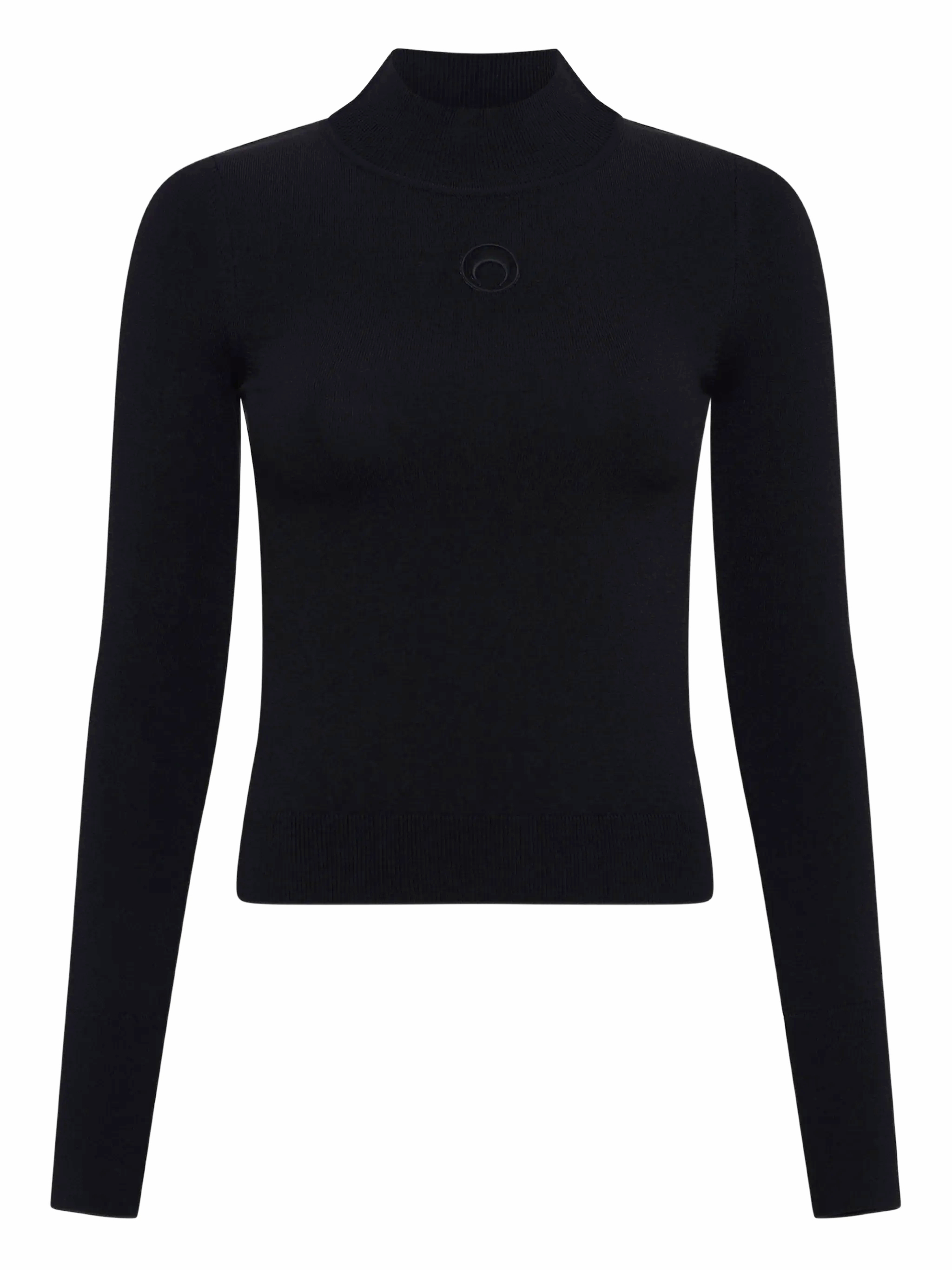 MARINE SERRE Sweaters Black WTK087ACKNI0533BK99 (MARINE SERRE / ニット・セーター・カーディガン ) | MARINE SERRE (マリーン セル)