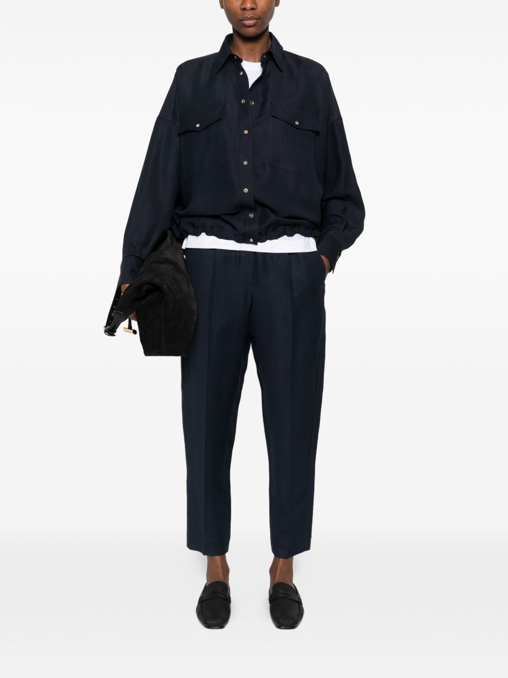 Brunello Cucinelli Shirts Blue MH126NE416C4224 (Brunello Cucinelli / シャツ・ブラウス ) | Brunello Cucinelli (ブルネロ・クチネリ)(3)