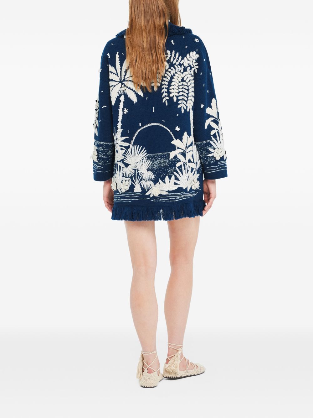 Alanui Sweaters Blue LWHB064R26KNI0064696 (ALANUI / ニット・セーター・カーディガン ) | ALANUI (アラヌイ)(4)