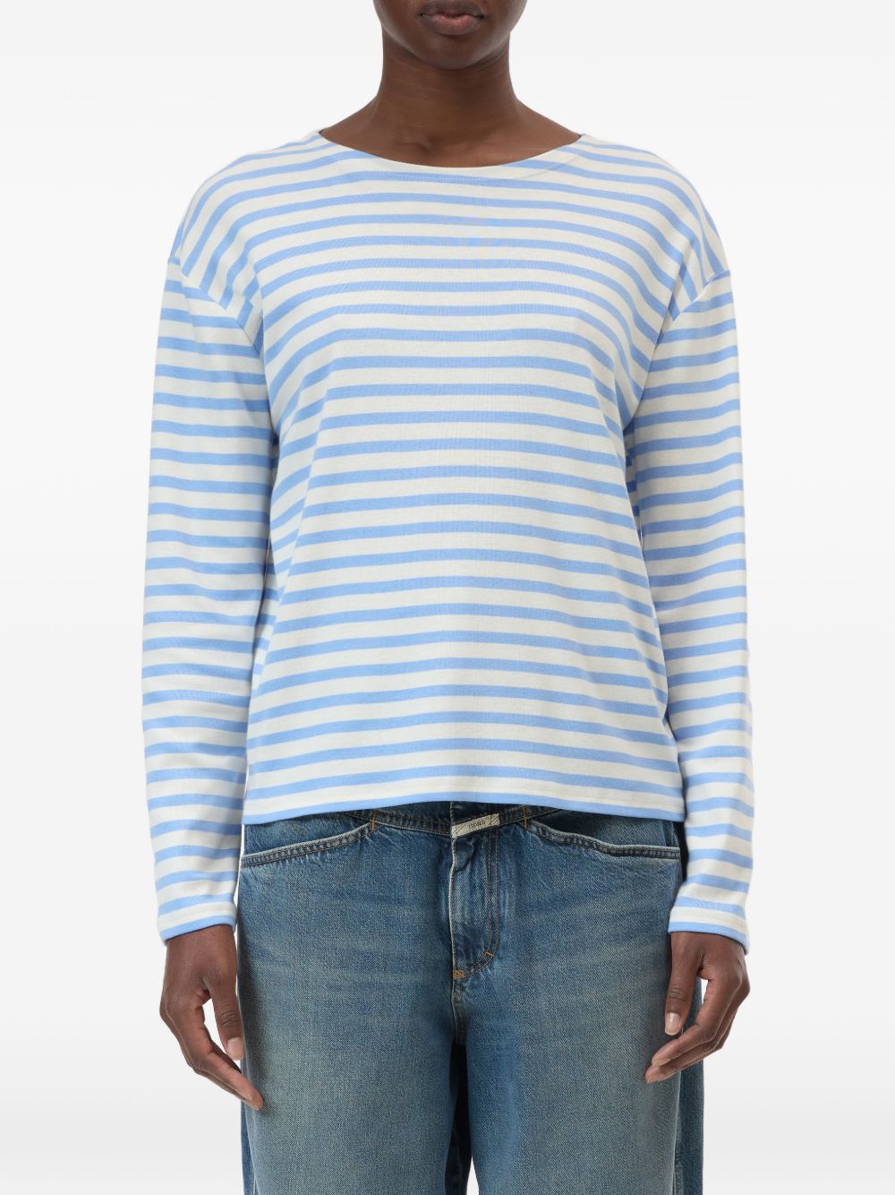 Closed T-shirts and Polos Clear Blue C95594420ST565 (CLOSED / Tシャツ・カットソー ) | CLOSED (クローズド)(4)