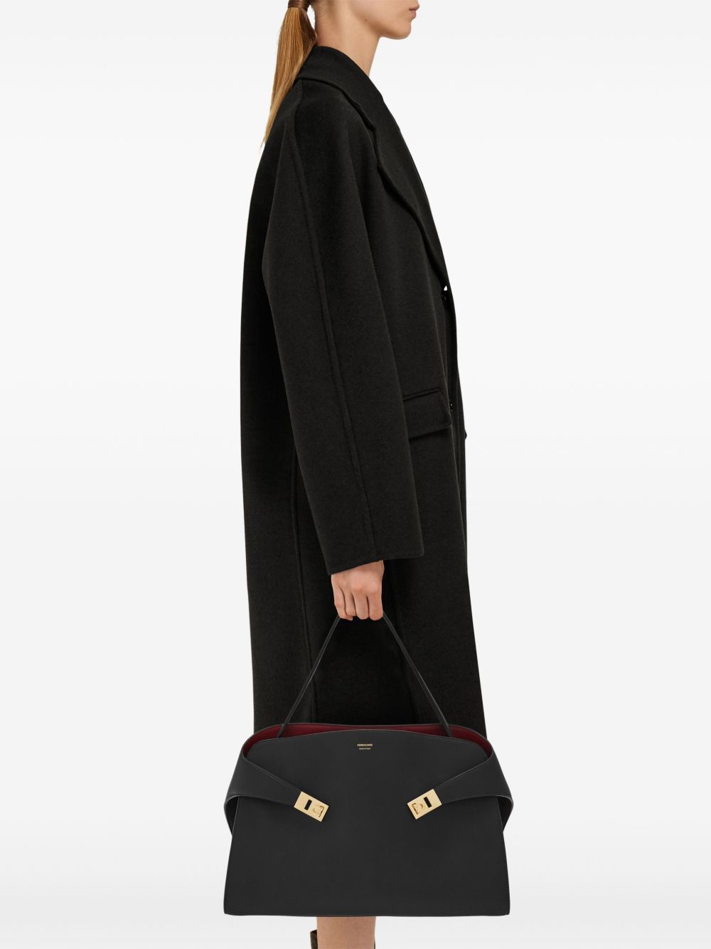 Ferragamo Bags.. Black 219939781693006 (FERRAGAMO / トートバッグ ) | FERRAGAMO (フェラガモ)(1)