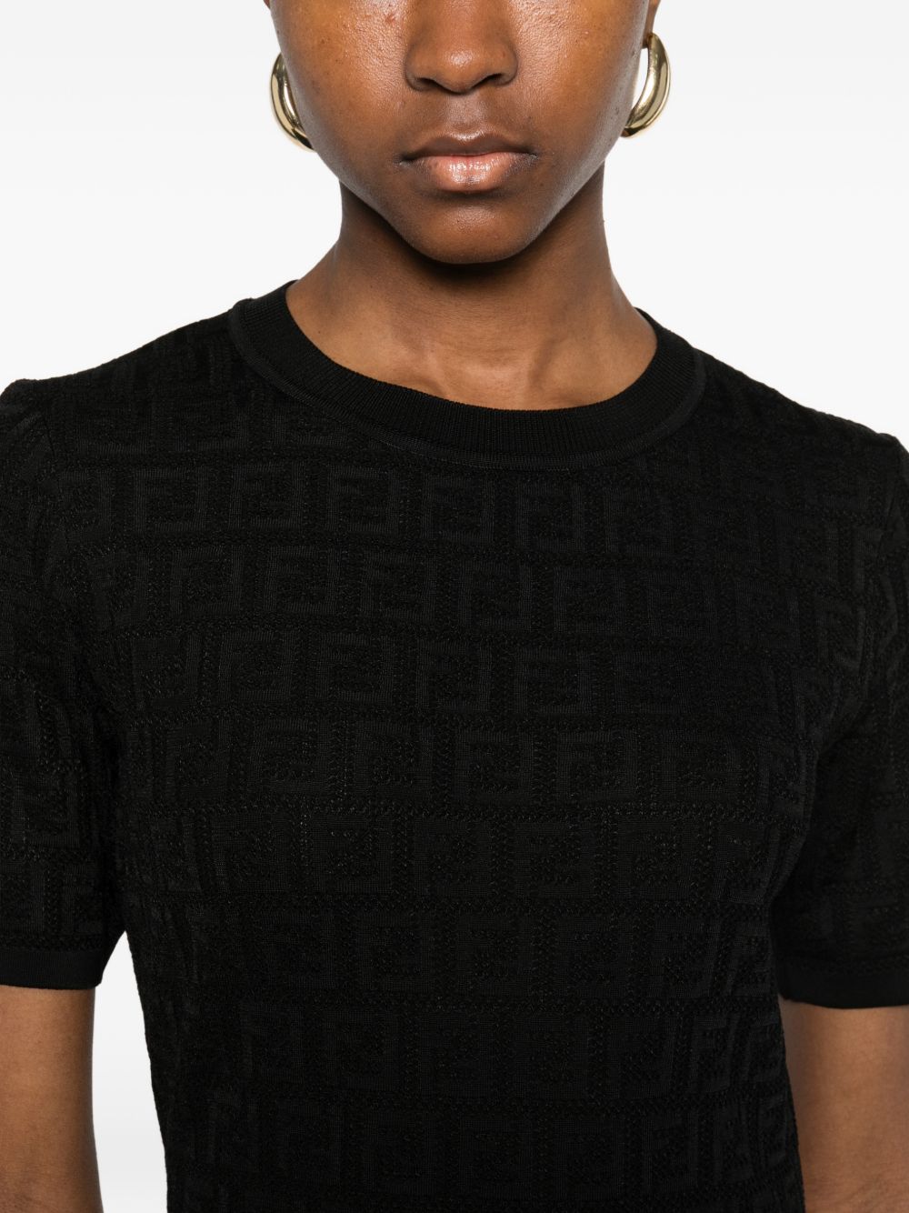 Fendi Dresses Black FZDD59AUZRF0GME (FENDI / ワンピース・ドレス・オールインワン ) | FENDI (フェンディ)(4)